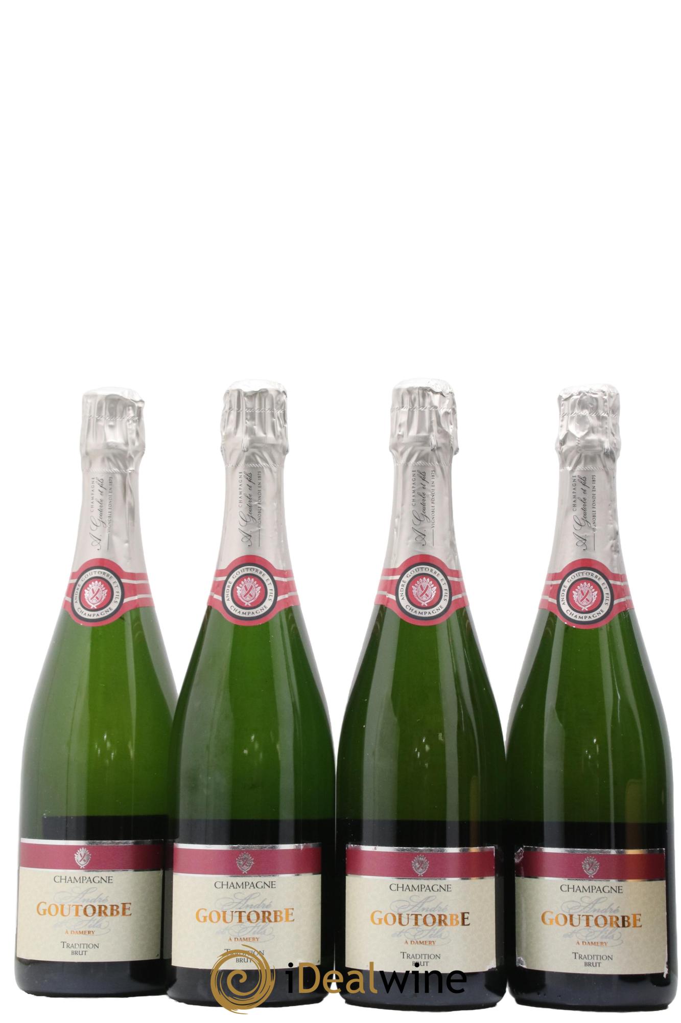 Champagne Brut Tradition Maison Coutorbe - Lot de 4 bouteilles - 0