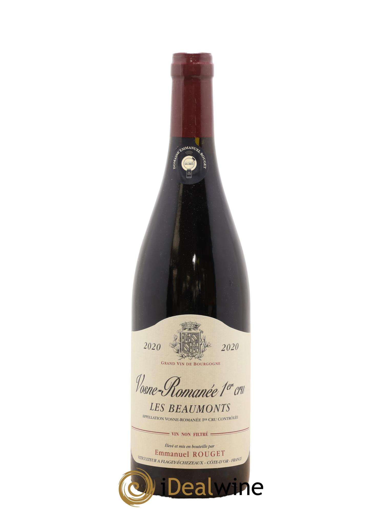 Vosne-Romanée 1er Cru Les Beaumonts Emmanuel Rouget 2020 - Lot of 1 bottle - 0