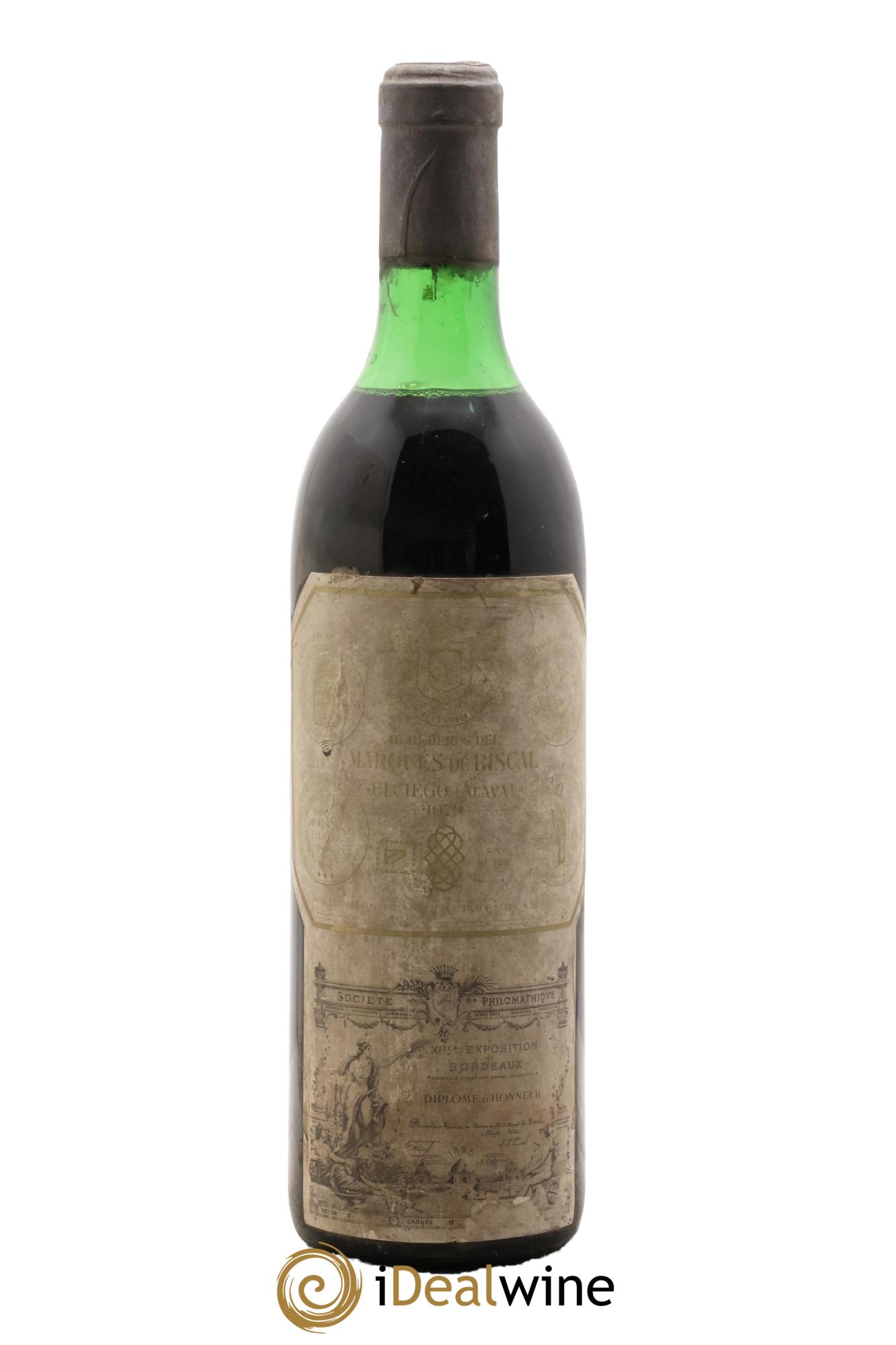 Rioja DOCA Marqués de Riscal 1970 - Lot de 1 bouteille - 0