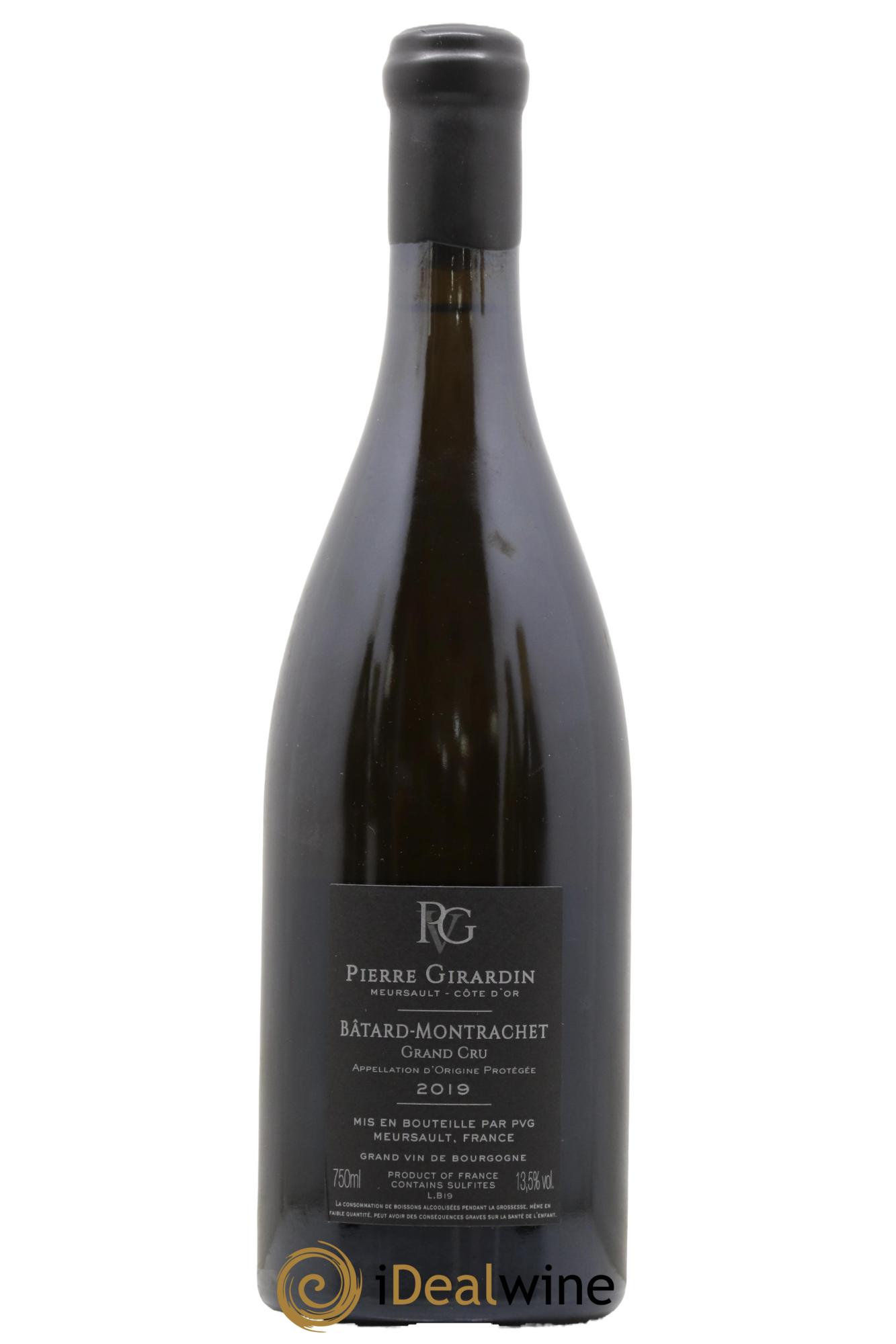 Bâtard-Montrachet Grand Cru Pierre Girardin 2019 - Lot de 1 bouteille - 1