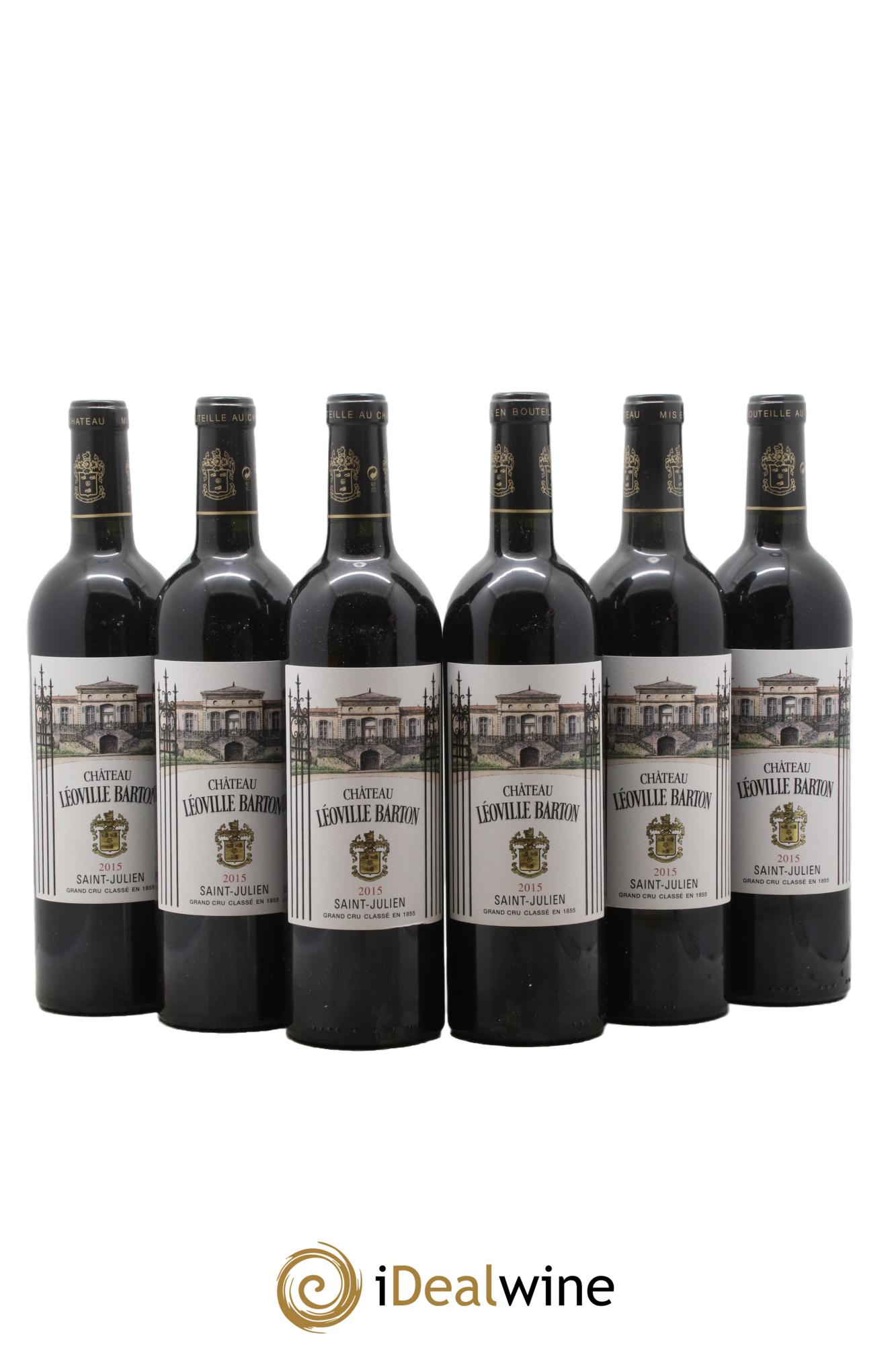 Château Léoville Barton 2ème Grand Cru Classé 2015 - Lot de 6 bouteilles - 0