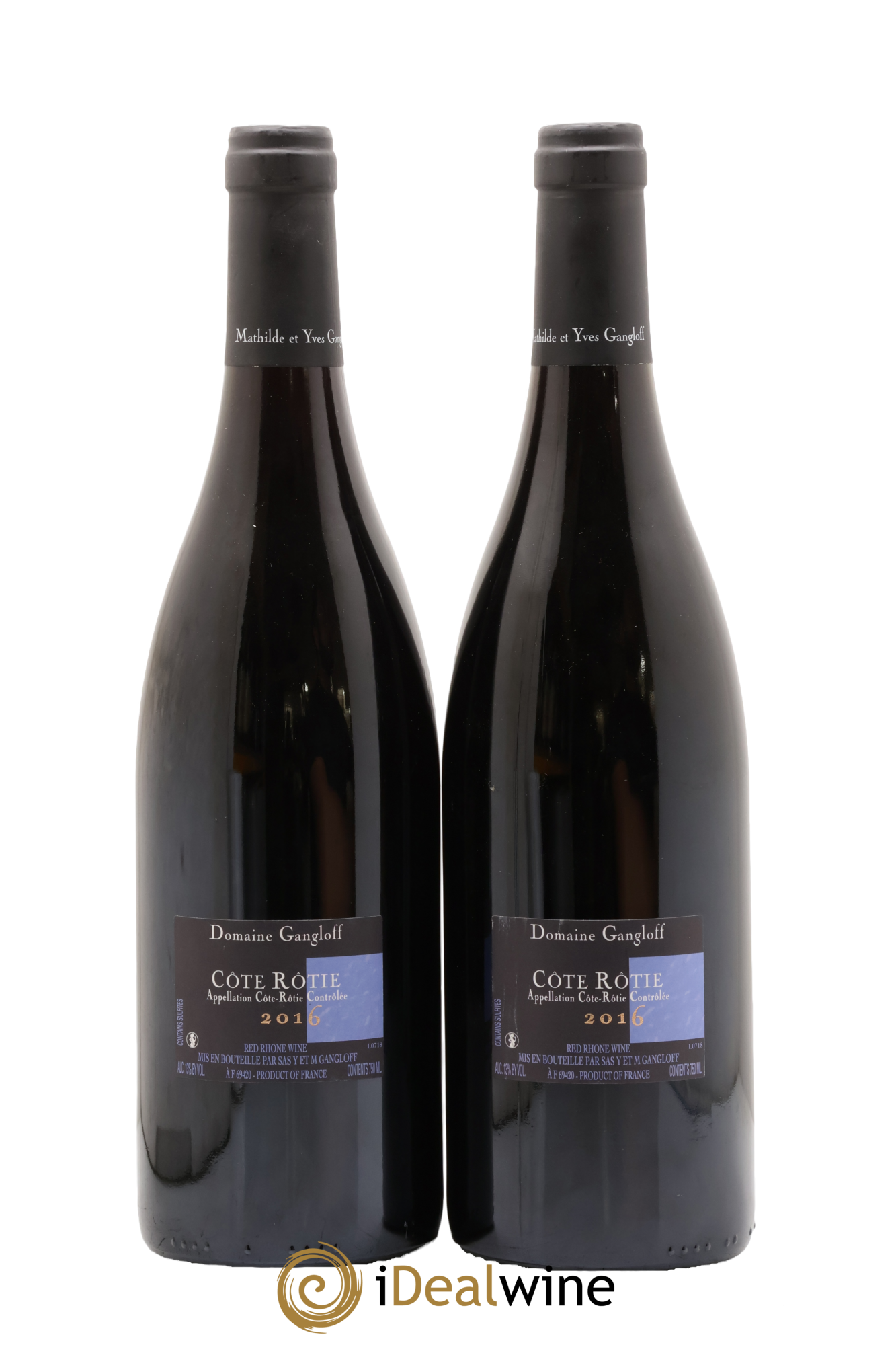 Côte-Rôtie La Barbarine Gangloff (Domaine) 2016 - Lotto di 2 bottiglie - 1