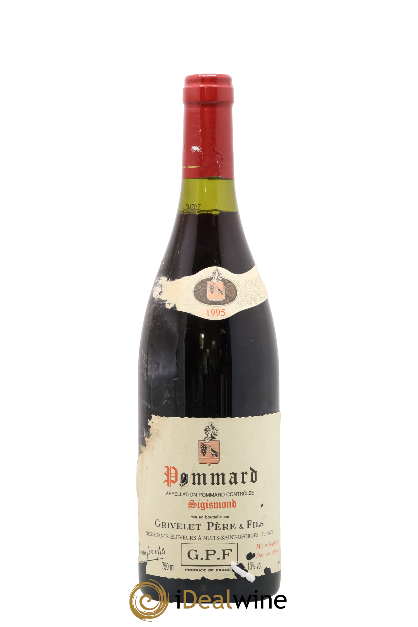 Pommard Sigismond Grivelet pères et fils 1995 - Lot of 1 bottle - 0