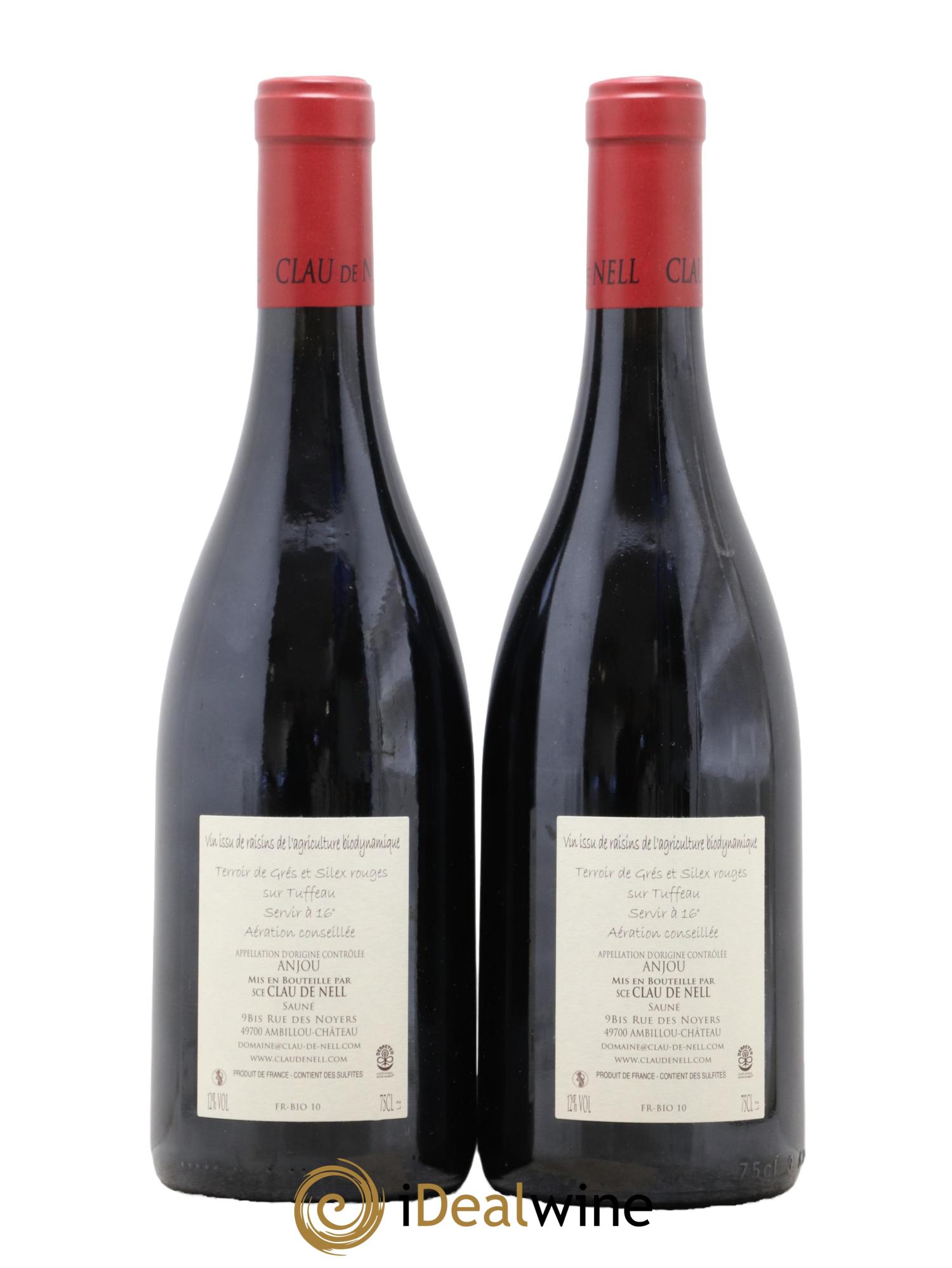 Anjou Cabernet franc Clau de Nell 2012 - Lot de 2 bouteilles - 1
