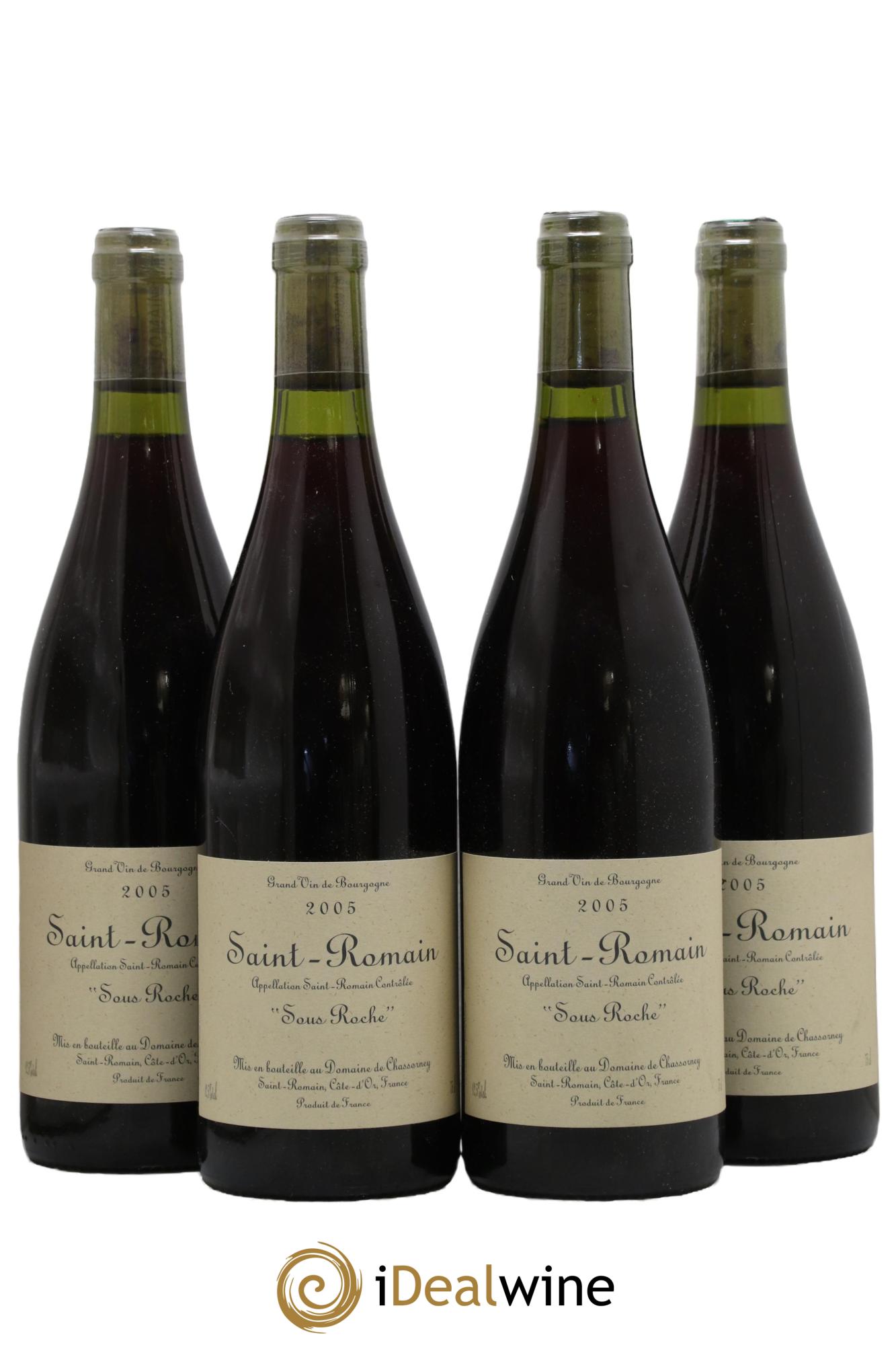 Saint-Romain Sous Roche Domaine de Chassorney - Frédéric Cossard 2005 - Posten von 4 Flaschen - 0