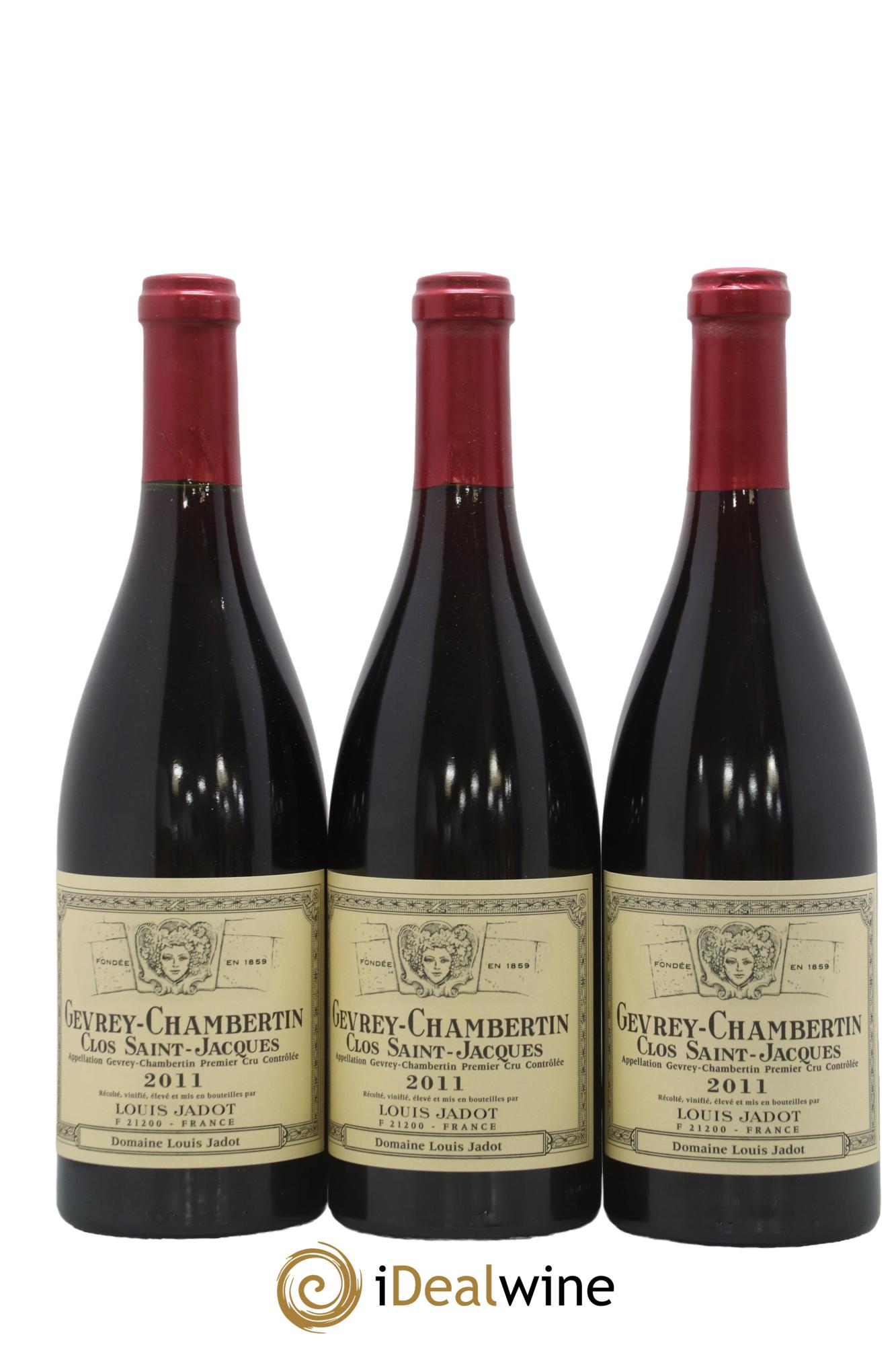 Gevrey-Chambertin 1er Cru Clos Saint Jacques Domaine Louis Jadot  2011 - Lot de 6 bouteilles - 2