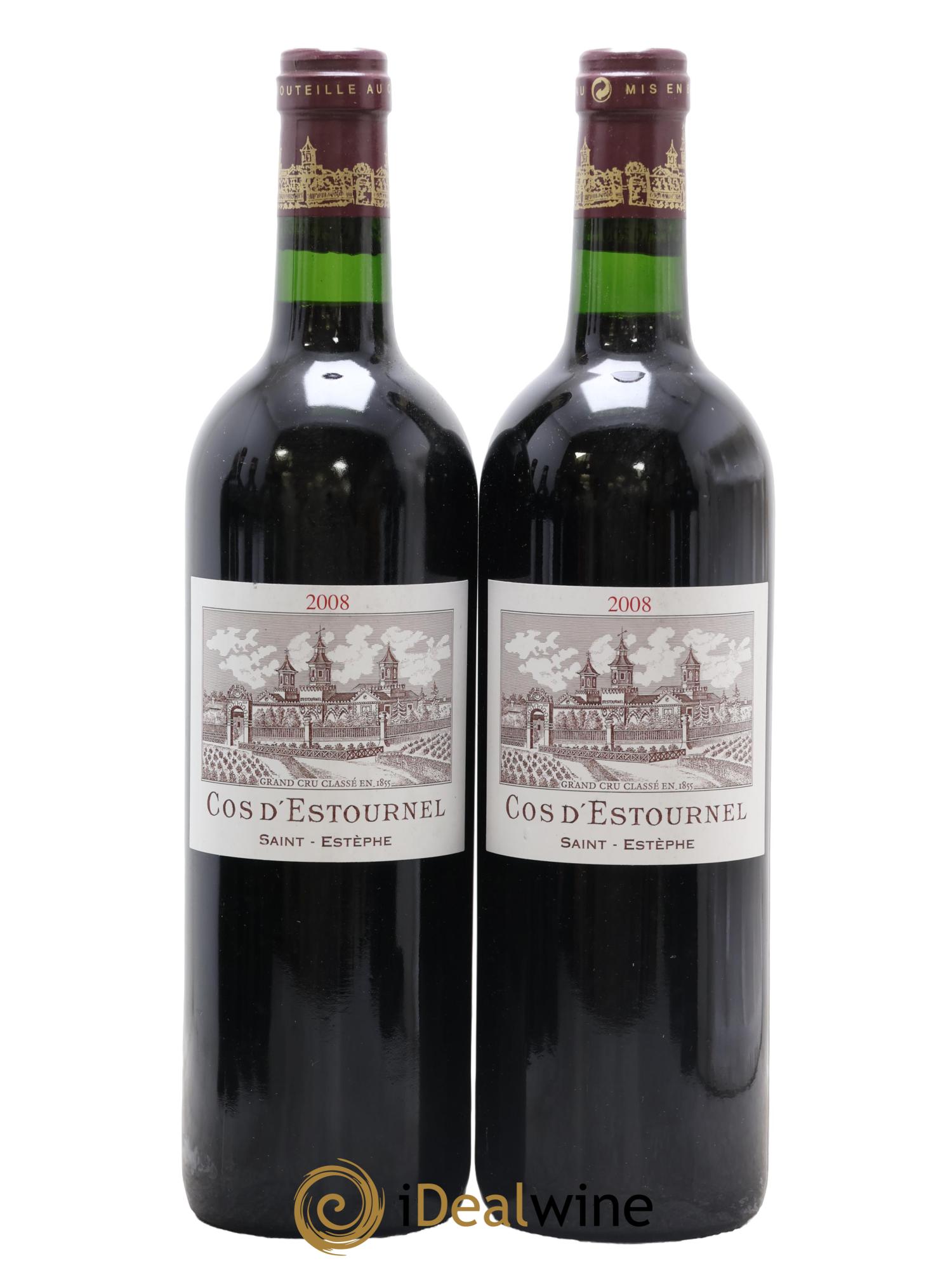 Cos d'Estournel 2ème Grand Cru Classé 2008 - Lot de 2 bouteilles - 0