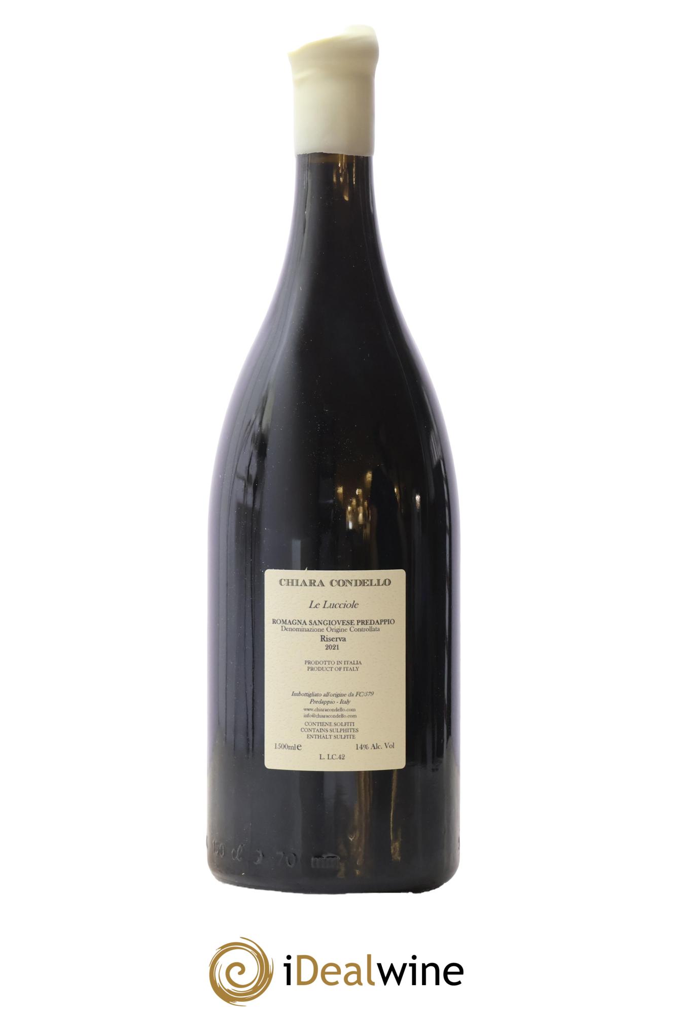 Sangiovese Di Romagna Predappio DOC Chiara Condello Le Lucciole Riserva 2021 - Posten von 1 Magnum - 1