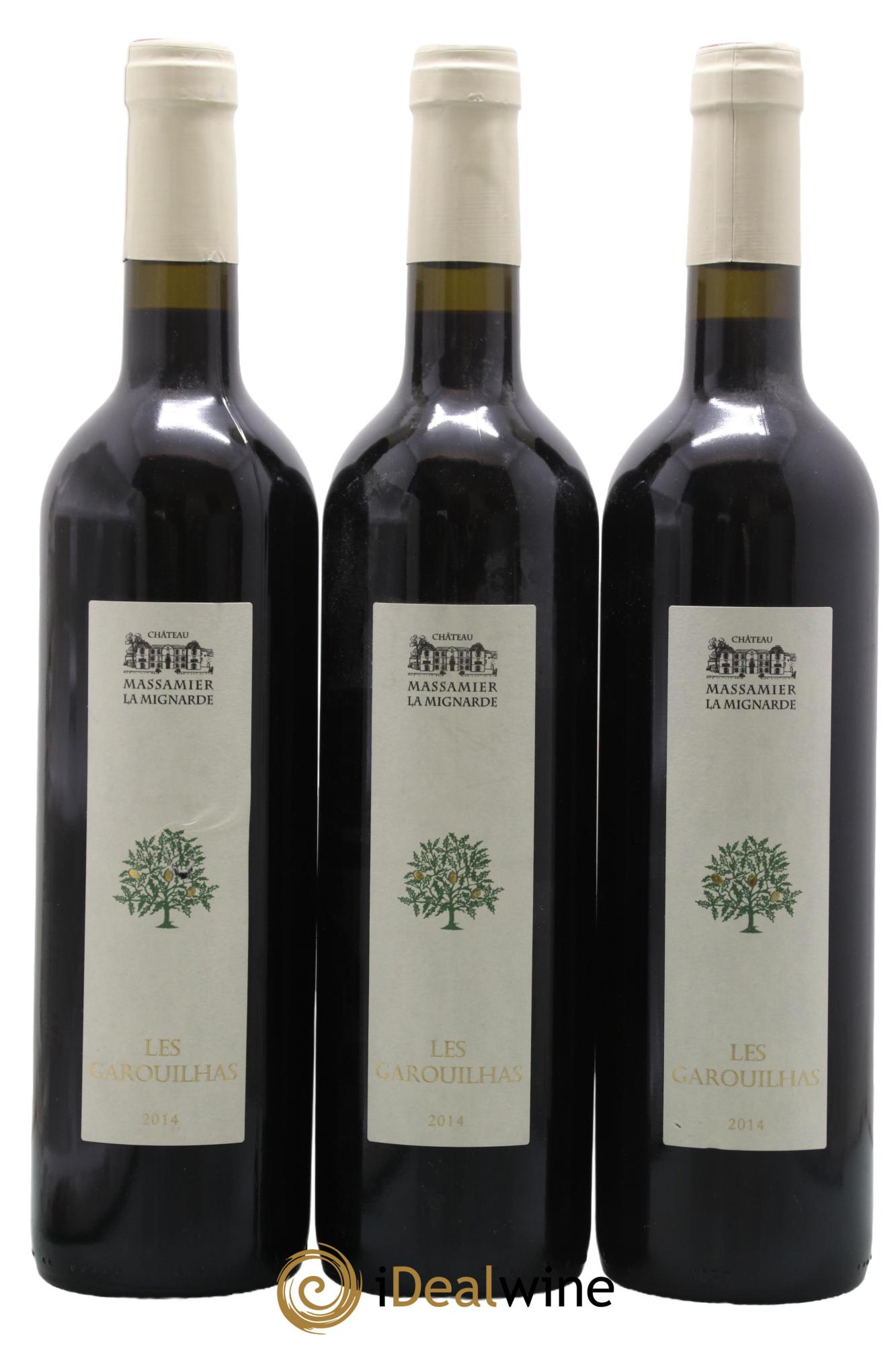 Minervois La Liviniere Les Garouilhas Massamier La Mignarde 2014 - Lot of 3 bottles - 0