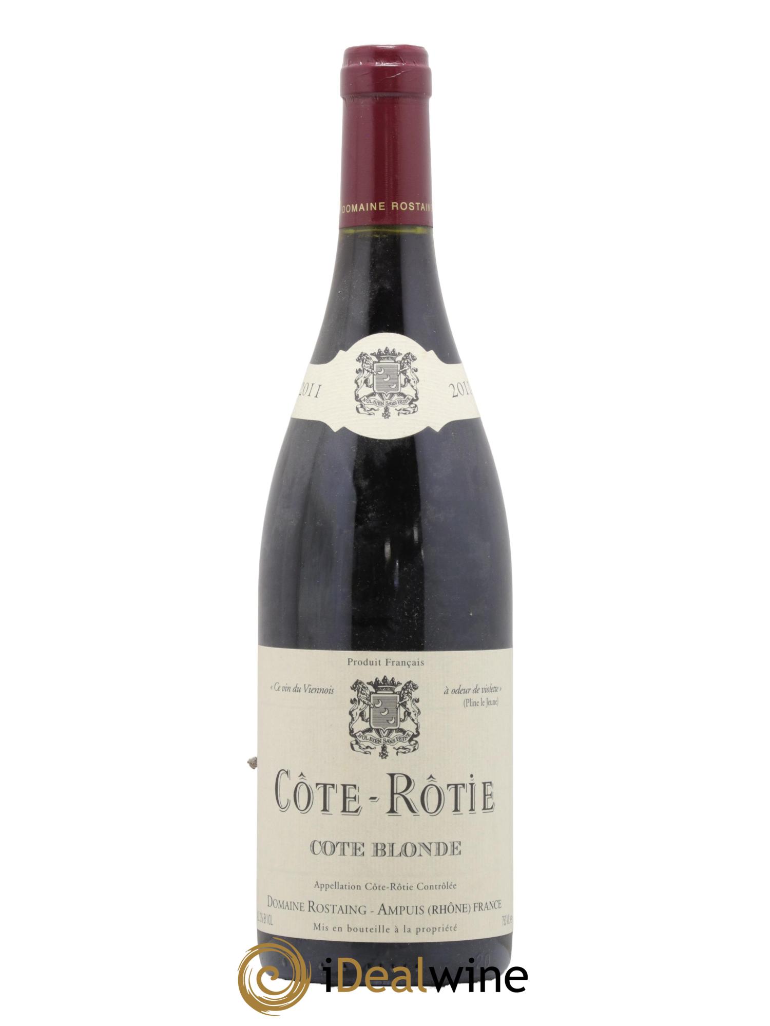 Côte-Rôtie Côte Blonde René Rostaing 2011 - Lot of 1 bottle - 0