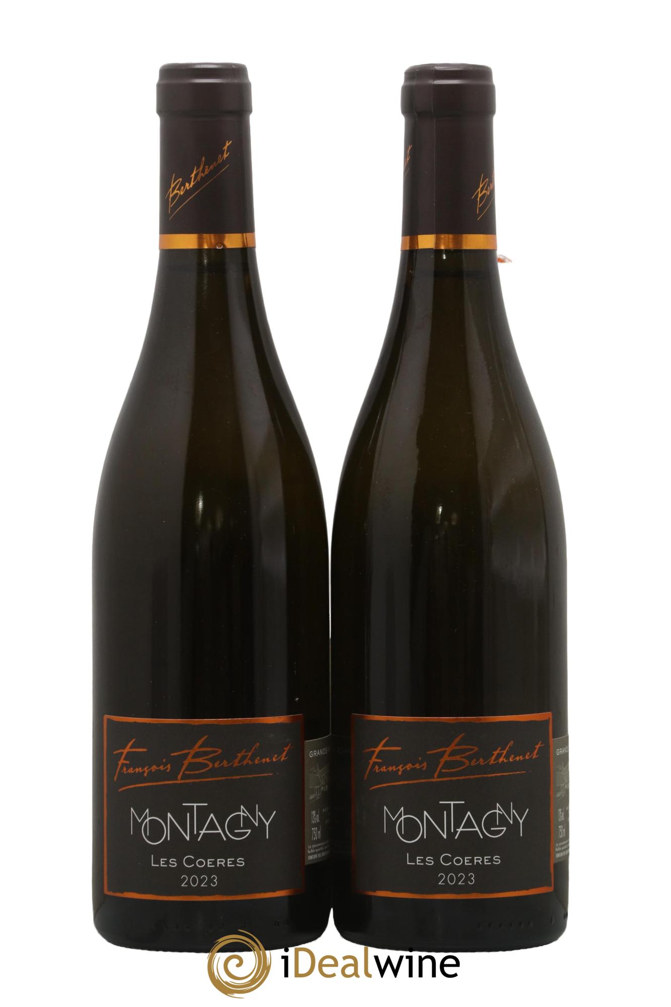 Montagny Les Coères Domaine Berthenet 2023 - Lot of 2 bottles - 0