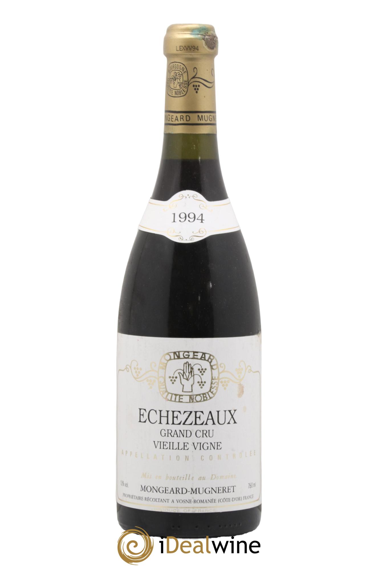 Echezeaux Grand Cru Vieille vigne Mongeard-Mugneret (Domaine) 1994 - Lot de 1 bouteille - 0