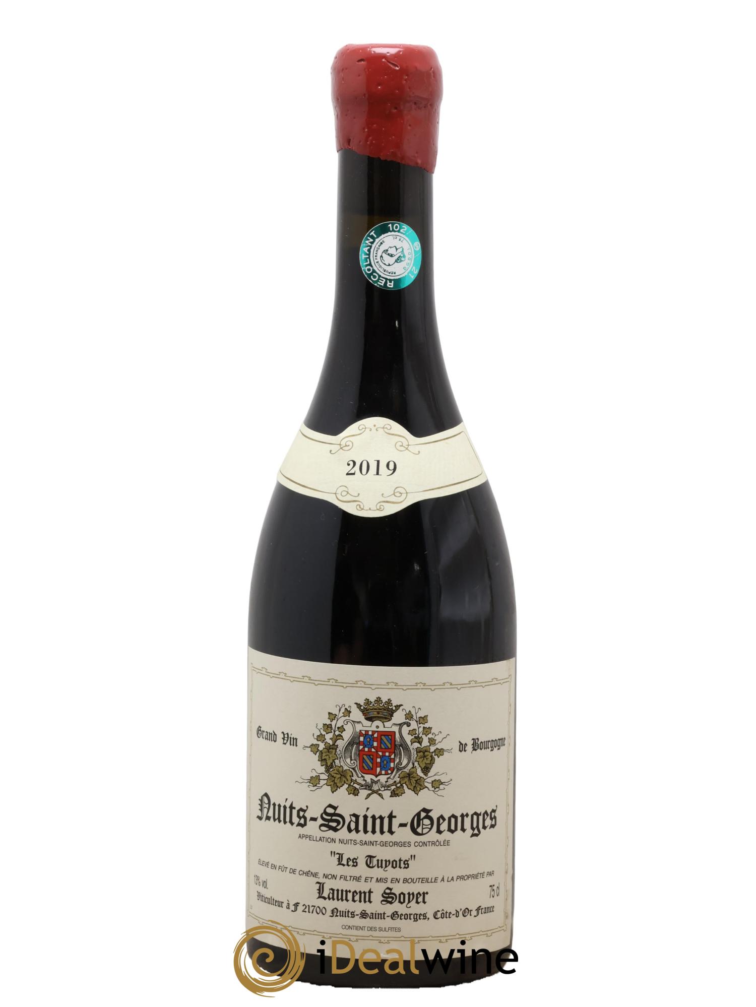 Nuits-Saint-Georges Les Tuyots Laurent Soyer 2019 - Lot de 1 bouteille - 0