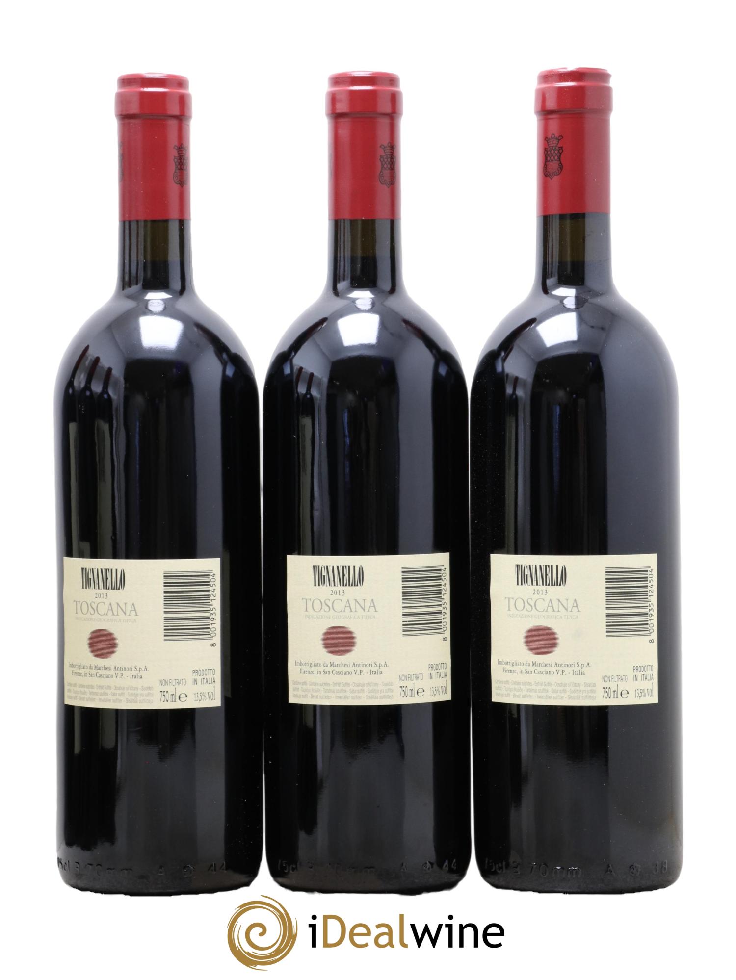 Toscana IGT Tignanello Marchesi Antonori 2013 - Lot de 6 bouteilles - 2