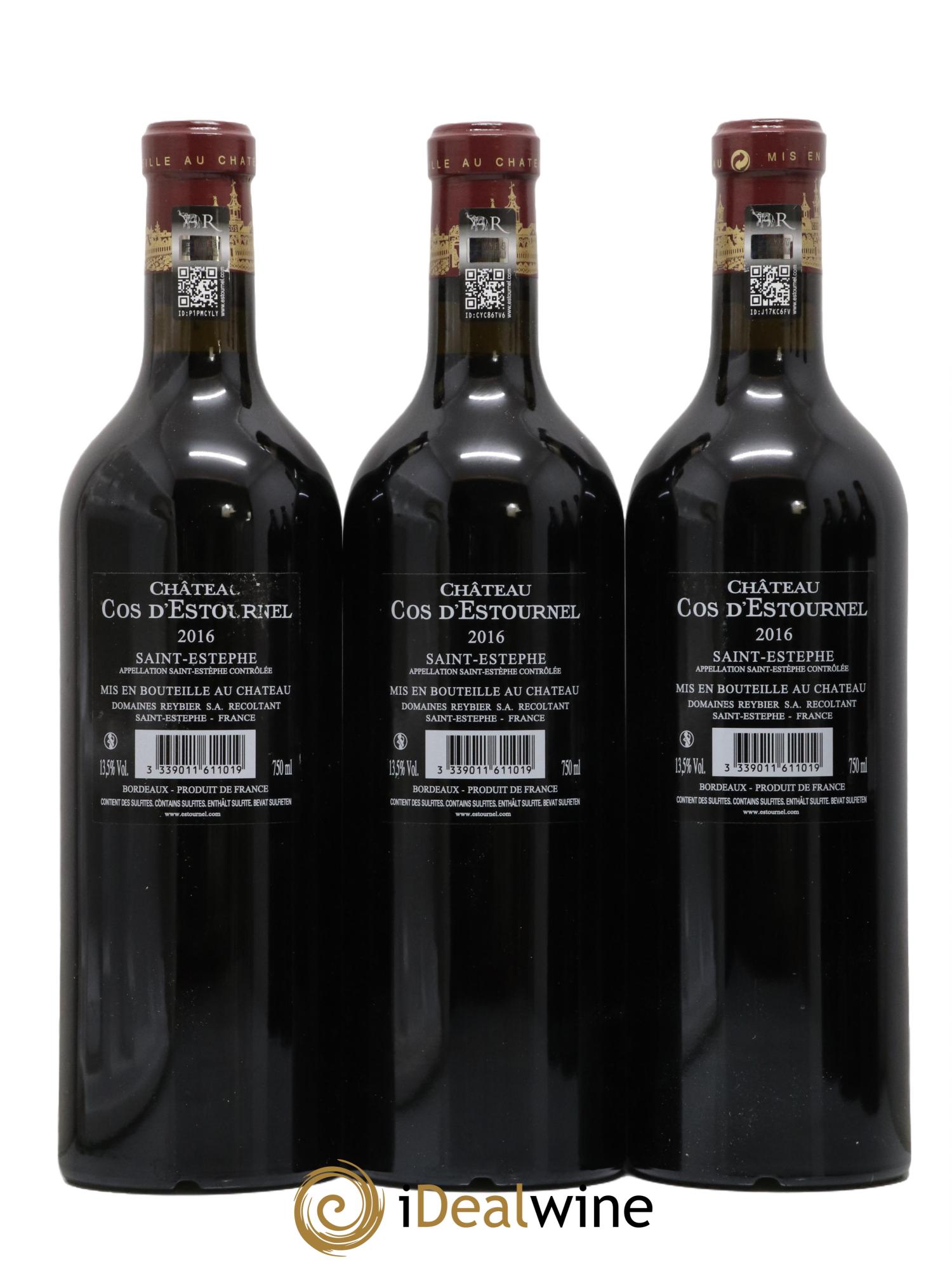 Cos d'Estournel 2ème Grand Cru Classé 2016 - Lot de 6 bouteilles - 4
