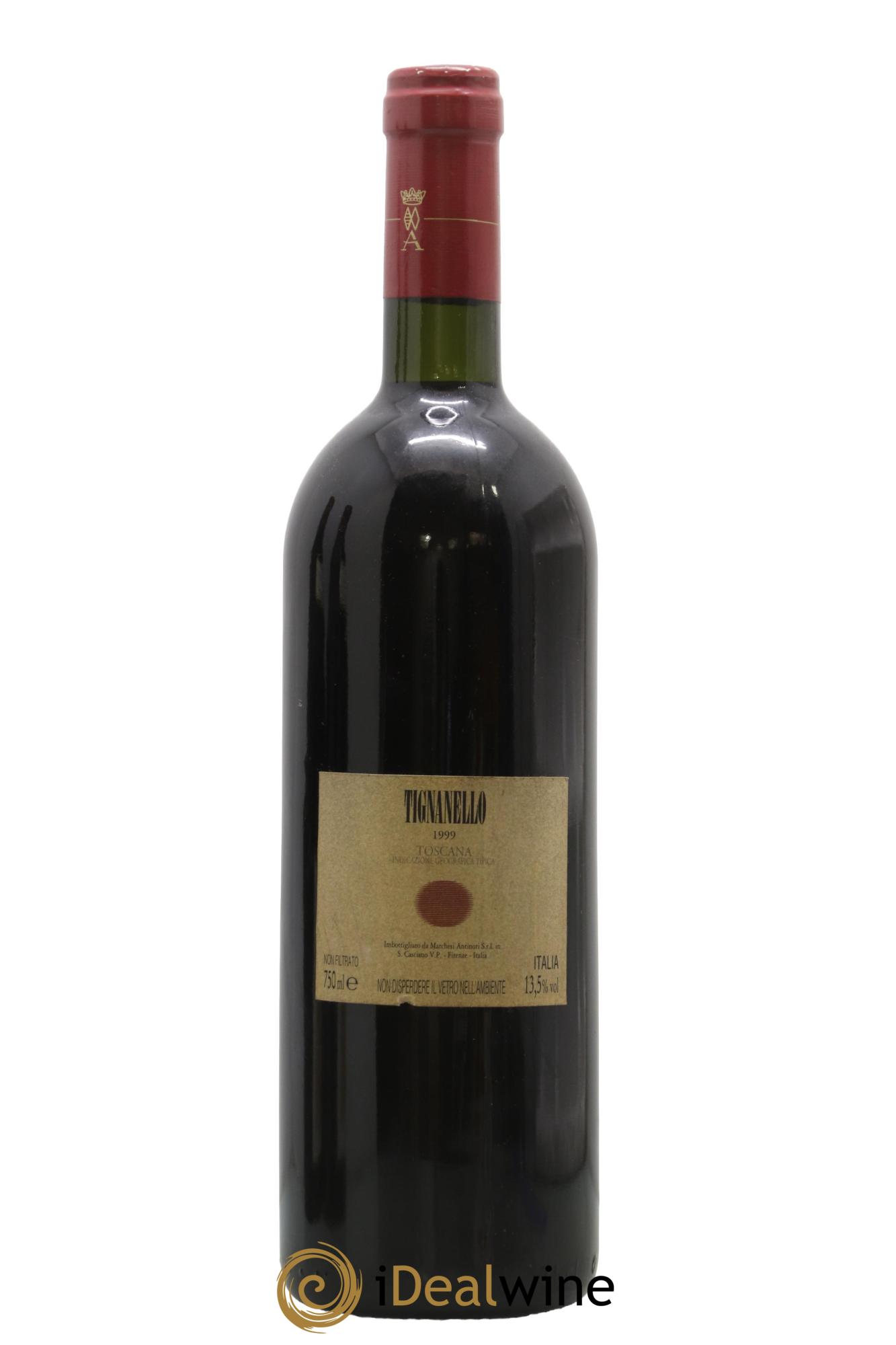 Toscana IGT Tignanello Tenuta Tignanello - Marchesi Antinori 1999 - Lot of 1 bottle - 1