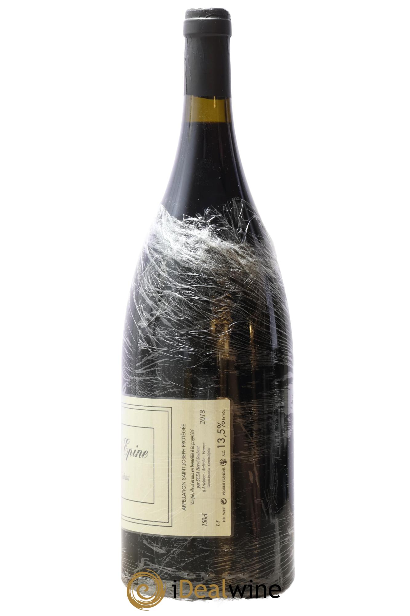 Saint-Joseph Sainte Epine Hervé Souhaut - Domaine Romaneaux-Destezet 2018 - Lot de 1 magnum - 1