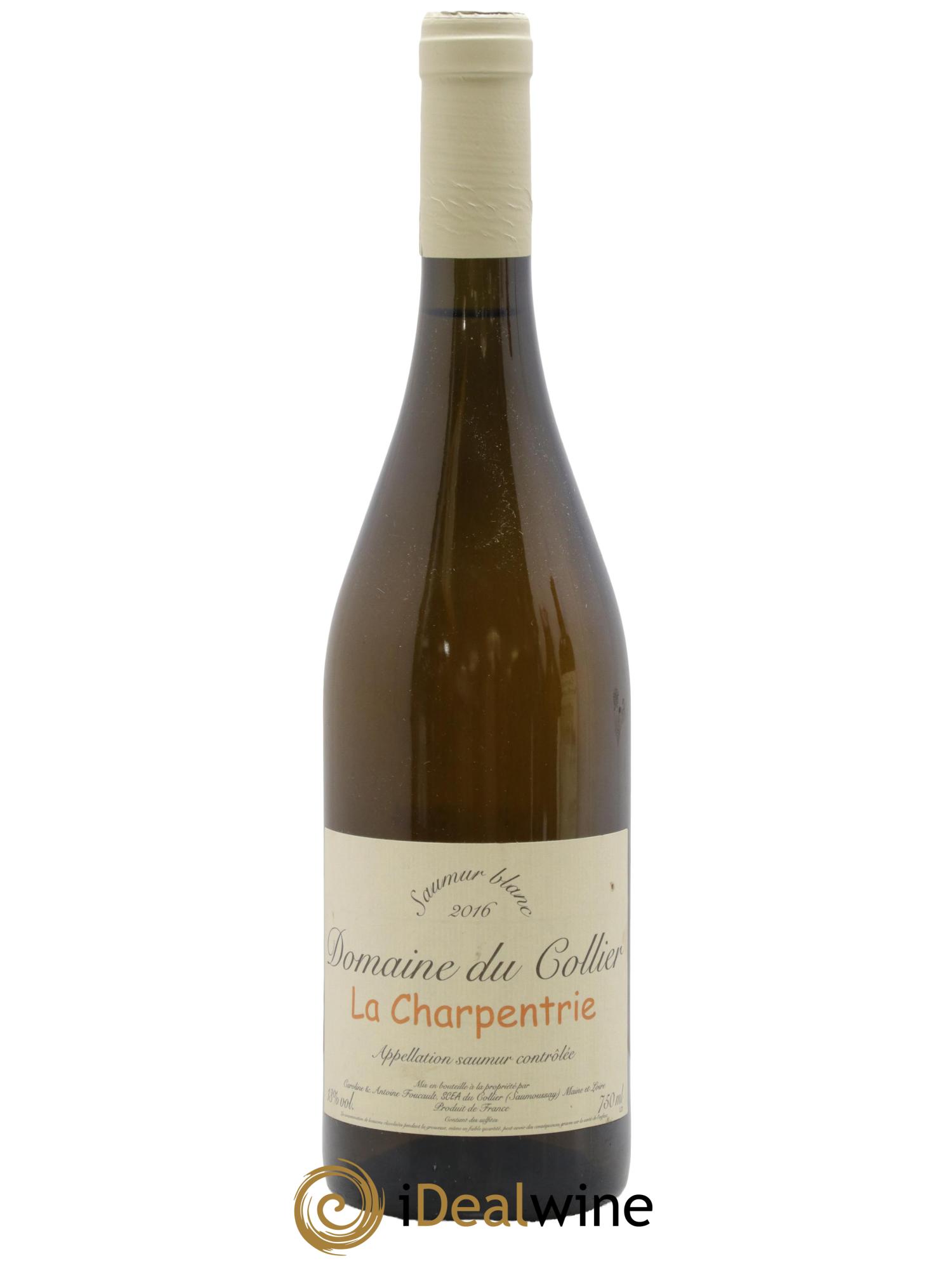 Saumur La Charpentrie Domaine du Collier 2016 - Lot de 1 bouteille - 0
