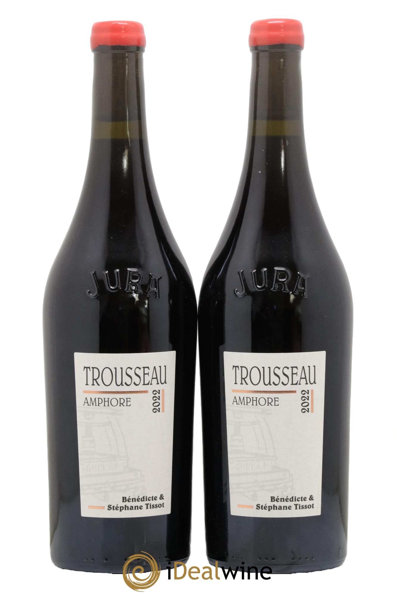 Arbois Trousseau Amphore Bénédicte et Stéphane Tissot 2022 - Lot de 2 bouteilles - 0