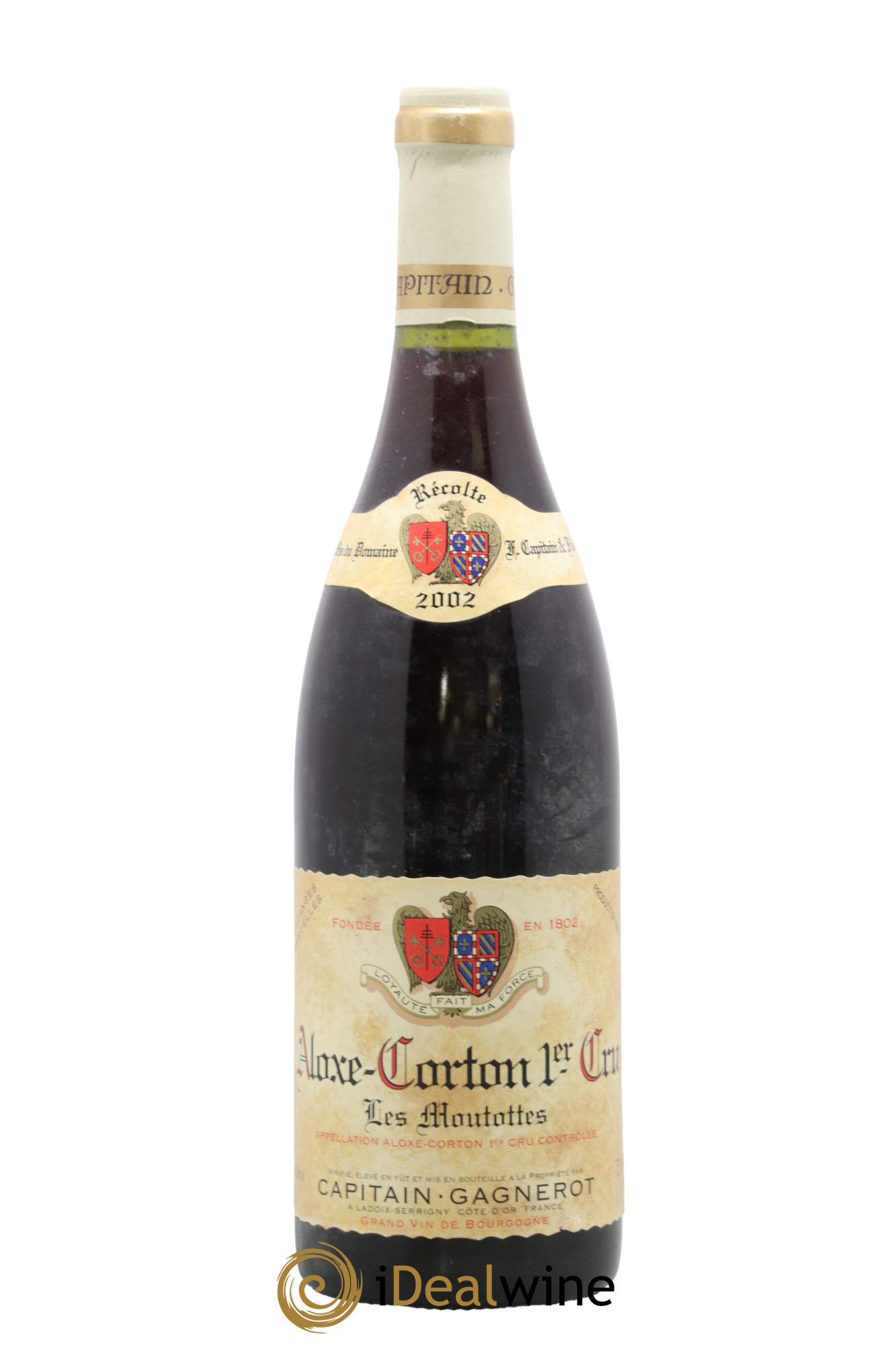 Aloxe-Corton 1er Cru Les Moutottes Capitain-Gagnerot 2002 - Lot de 1 bouteille - 0