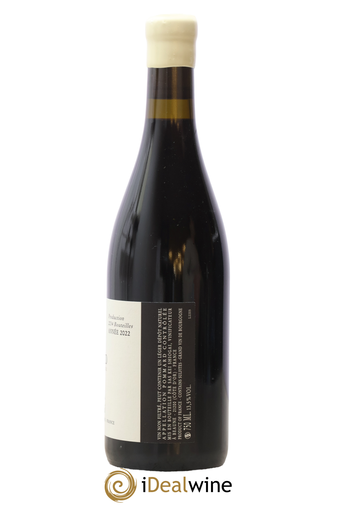 Pommard Poisot cuvée Geneviève Kei Shiogai 2022 - Lot de 1 bouteille - 1