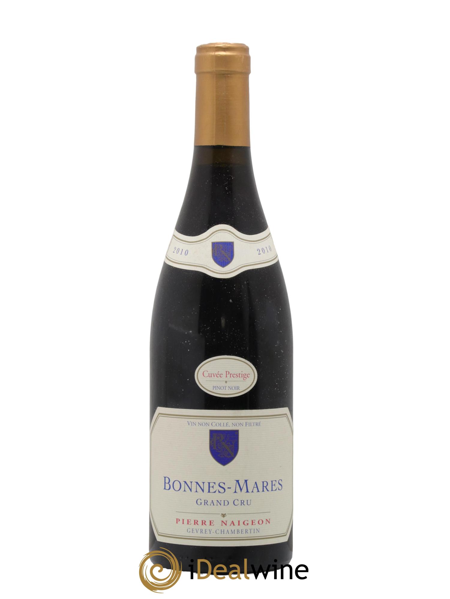Bonnes-Mares Grand Cru Cuvée Prestige Pierre Naigeon (Domaine) 2010 - Lot de 1 bouteille - 0