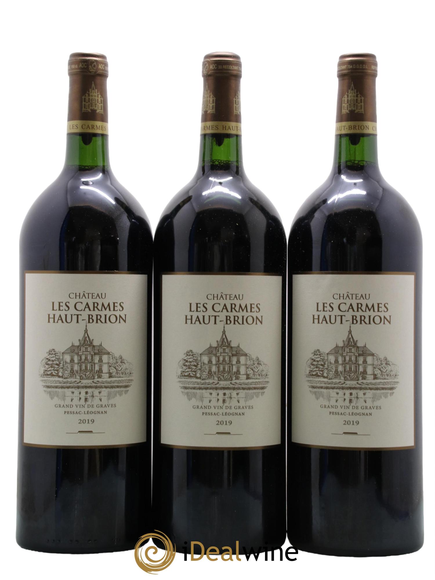Château Les Carmes Haut-Brion 2019 - Lot de 3 magnums - 0