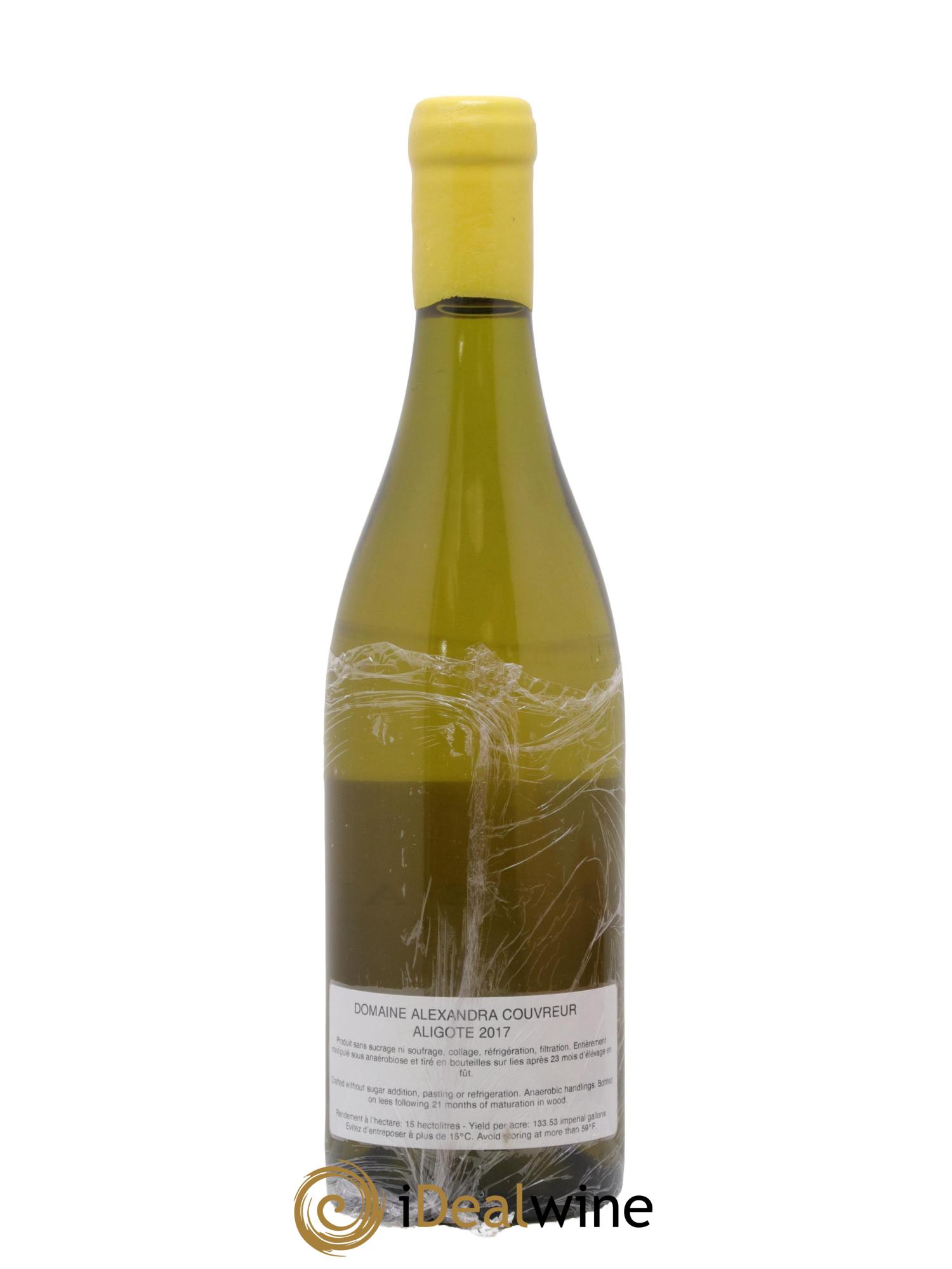 Bourgogne Aligoté Alexandra Couvreur 2017 - Lot de 1 bouteille - 1