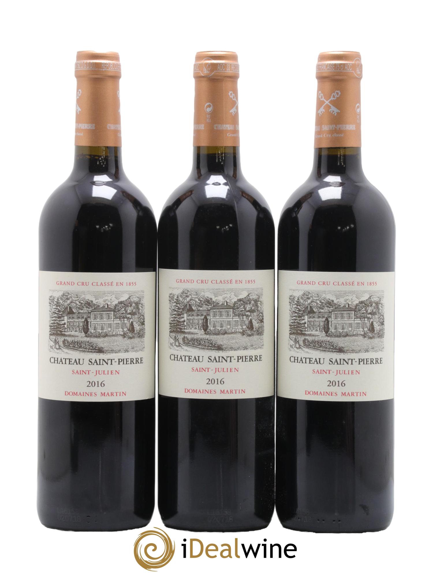 Château Saint-Pierre 4ème Grand Cru Classé 2016 - Lot de 12 bouteilles - 4