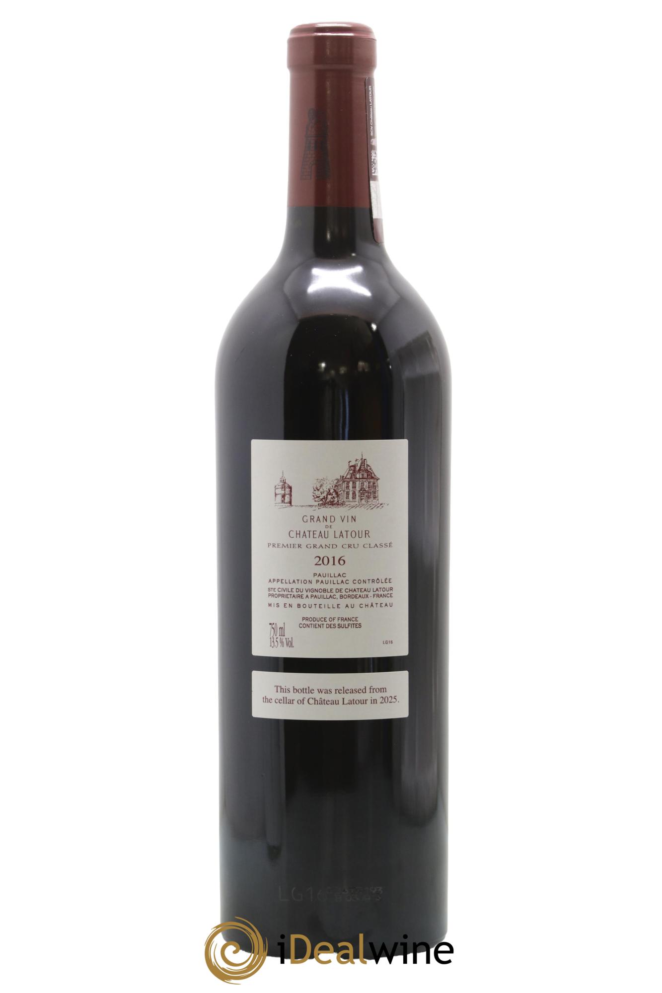 Château Latour 1er Grand Cru Classé 2016 - Lotto di 1 bottiglia - 1