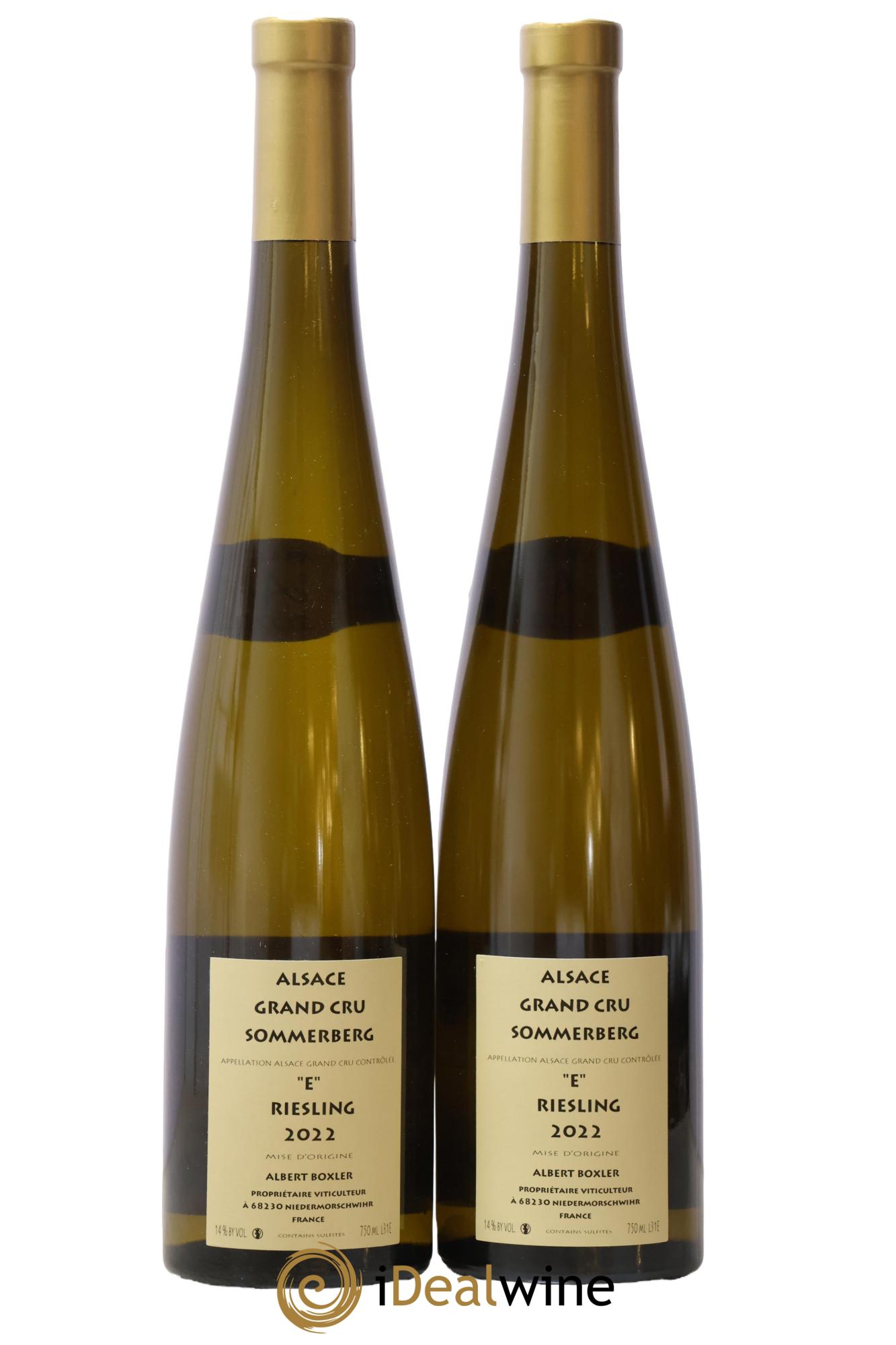 Alsace Riesling Grand Cru Sommerberg E Albert Boxler 2022 - Lotto di 2 bottiglie - 1