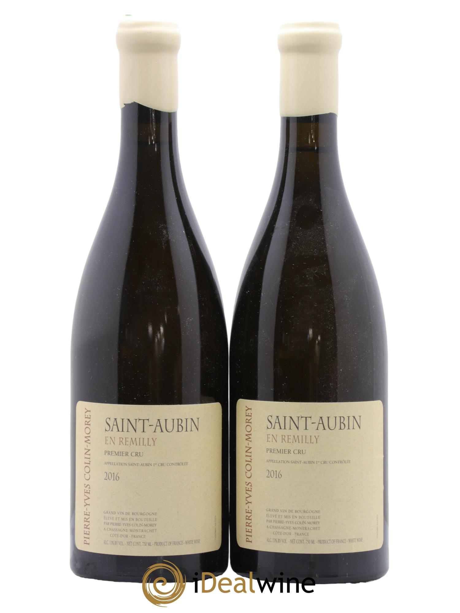 Saint-Aubin 1er Cru En Remilly Pierre-Yves Colin Morey 2016 - Lot de 2 bouteilles - 0