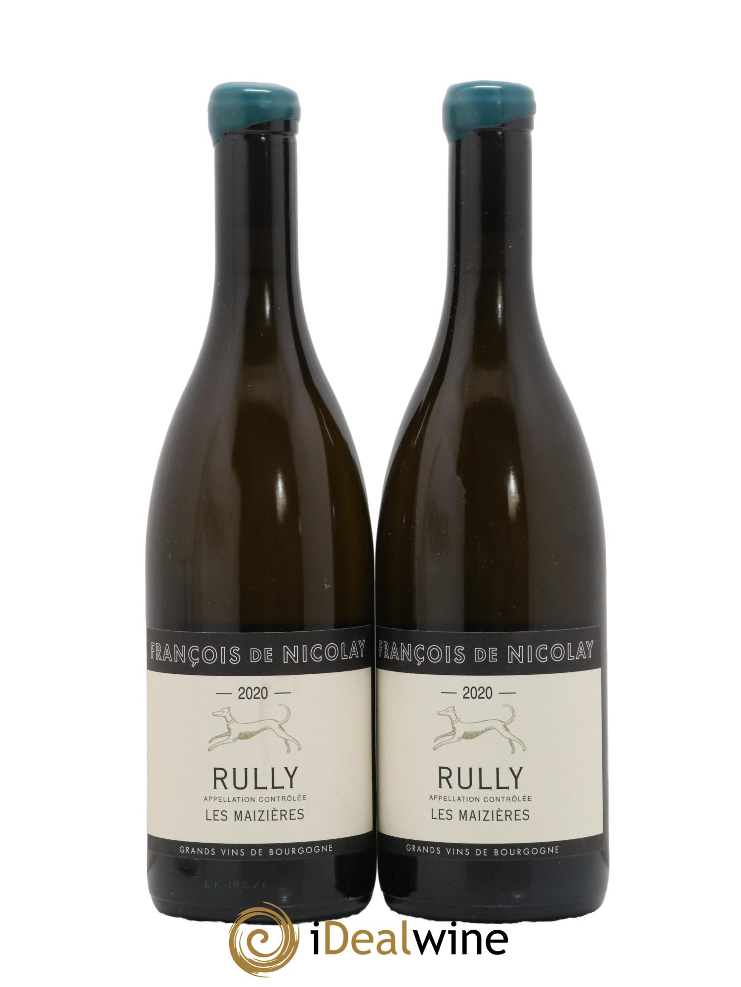 Rully Les Maizières François de Nicolay 2020 - Lot de 2 bouteilles - 0