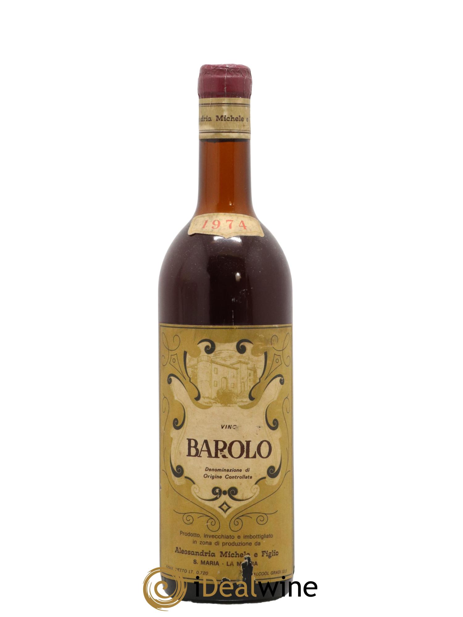 Barolo Michele Alessandria 1974 - Lot de 1 bouteille - 0