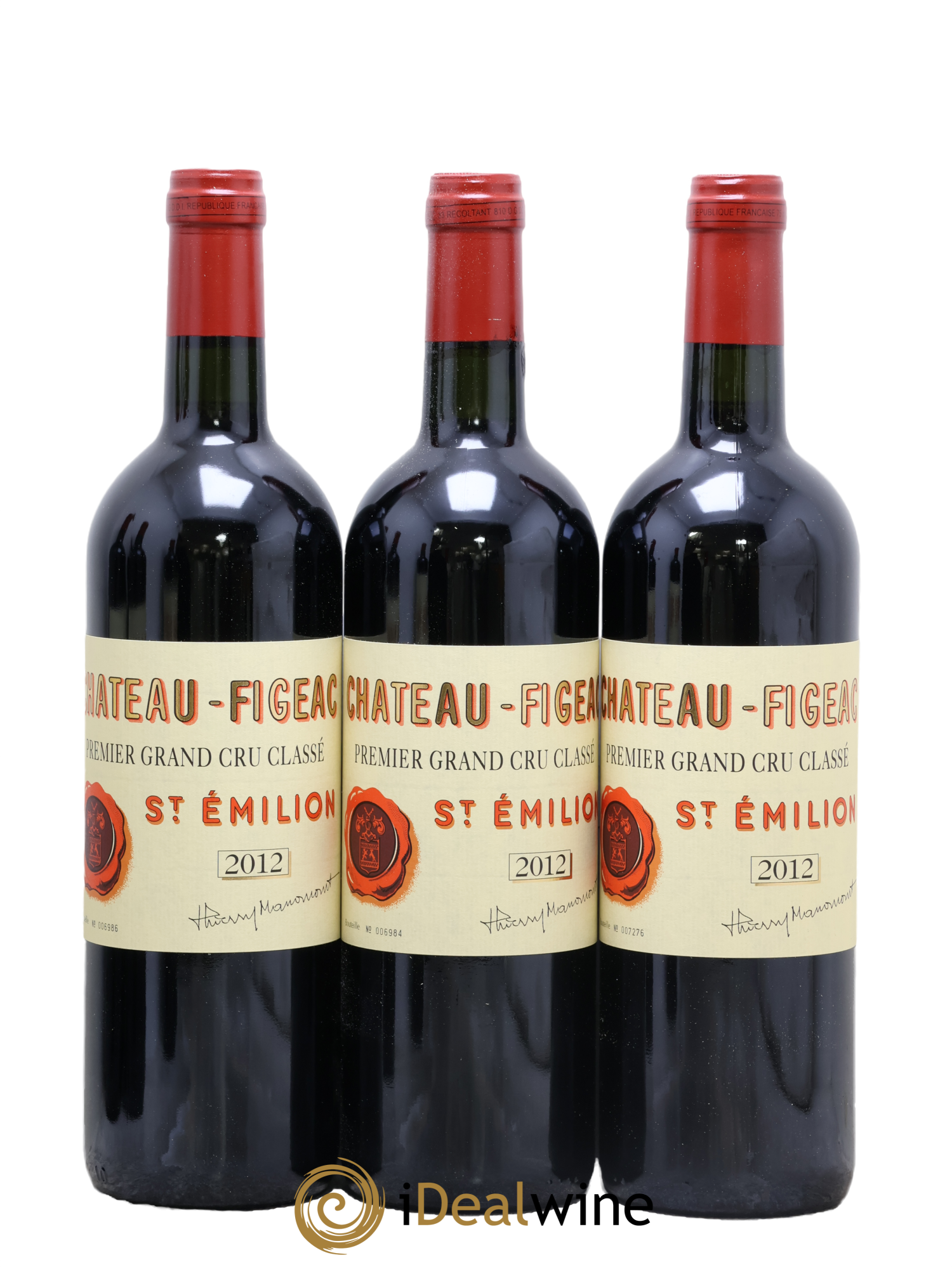 Château Figeac 1er Grand Cru Classé A 2012 - Lot de 6 bouteilles - 1