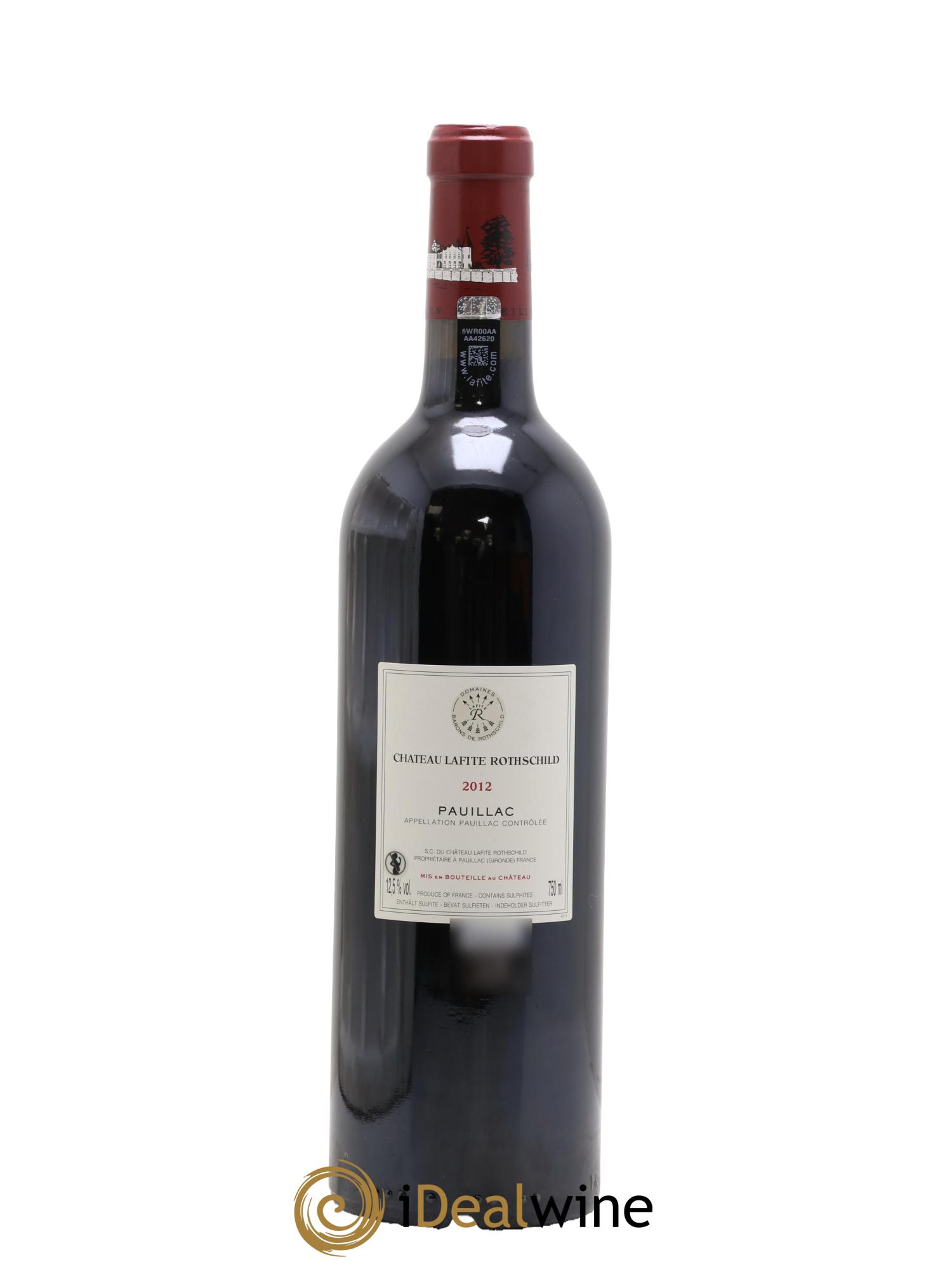 Château Lafite Rothschild 1er Grand Cru Classé 2012 - Lot of 1 bottle - 1