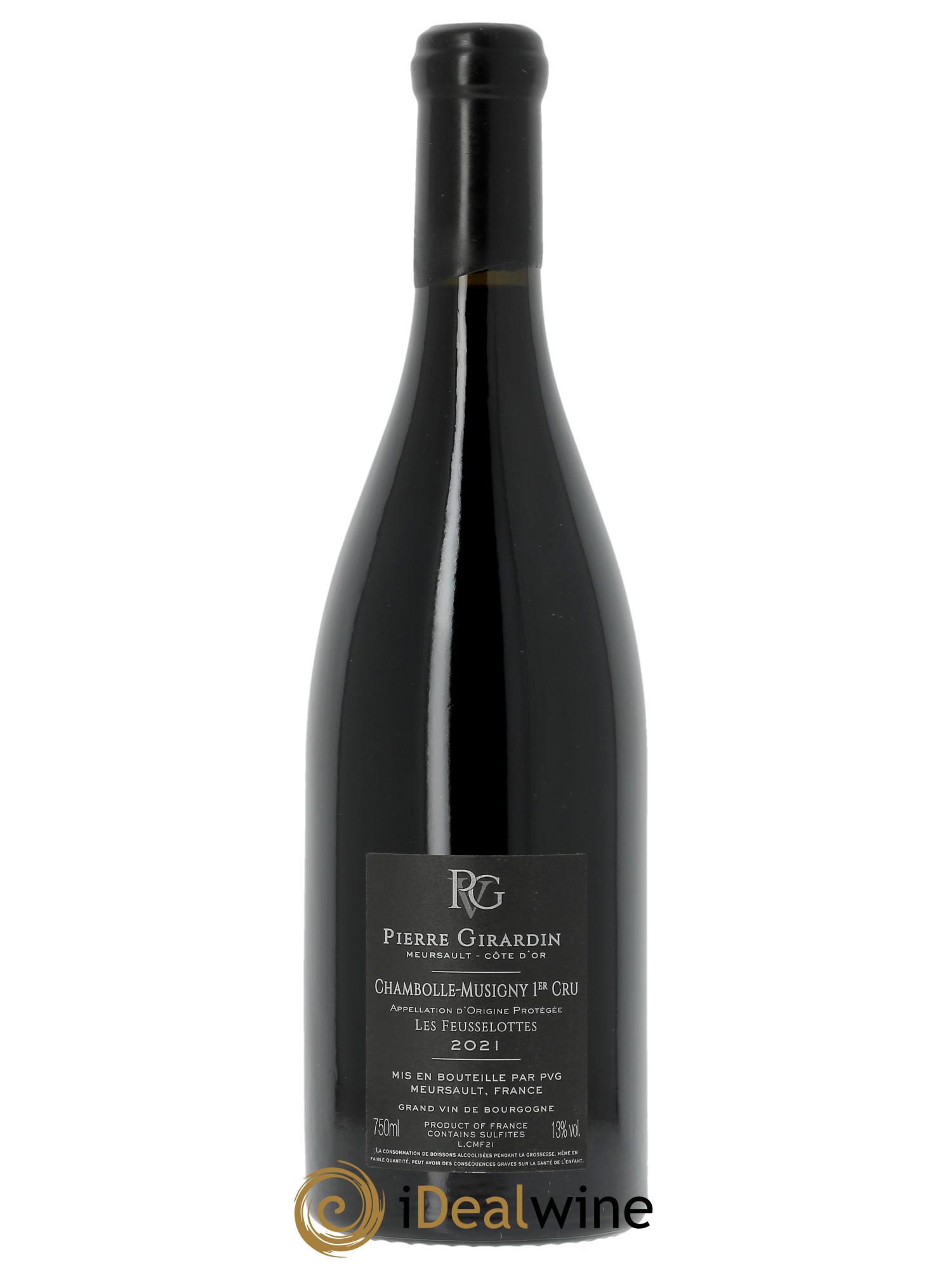 Chambolle-Musigny 1er Cru Feusselottes Pierre Girardin  2021 - Lot de 1 bouteille - 1