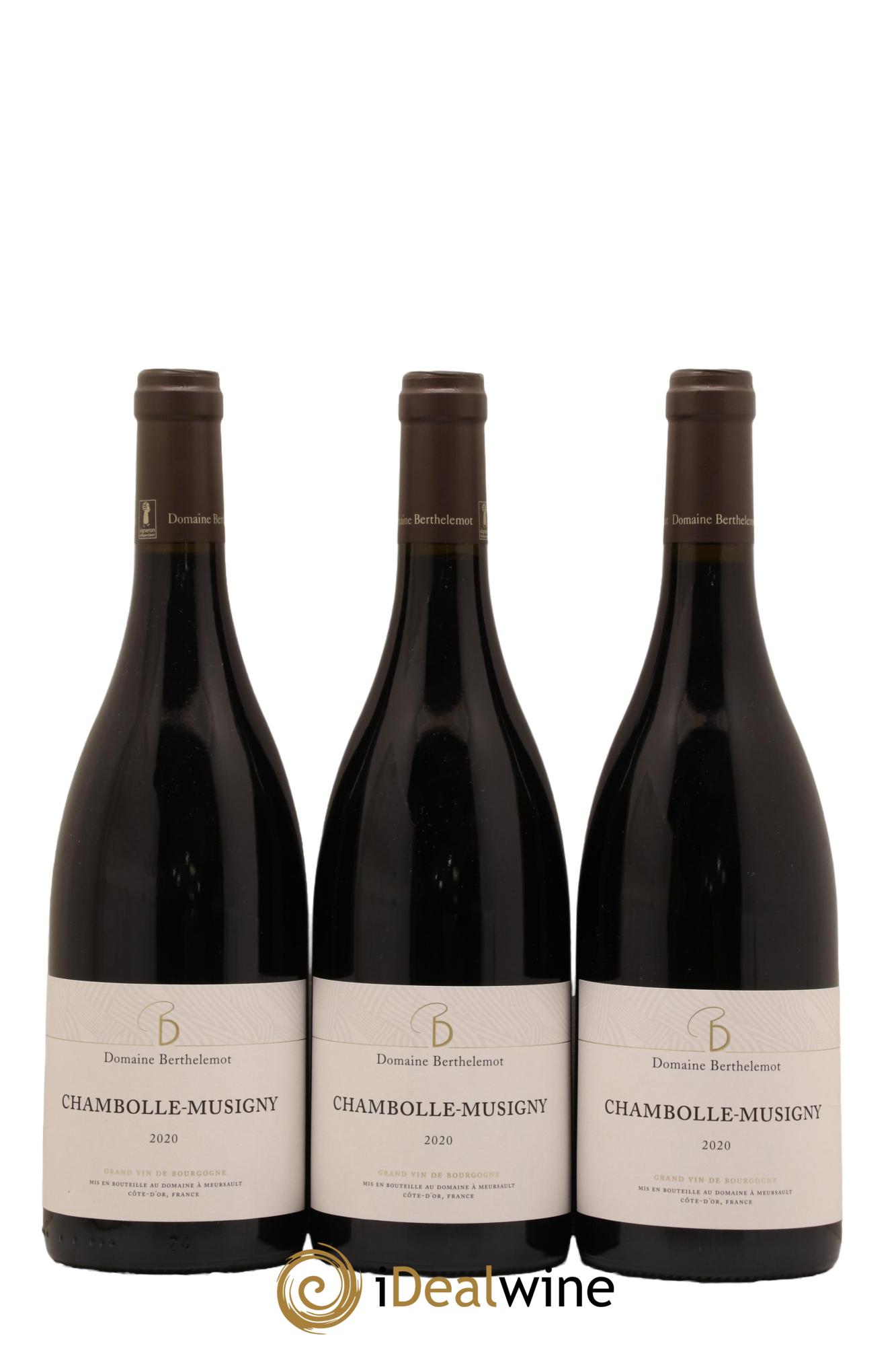 Chambolle-Musigny Domaine Berthelemot 2020 - Lot de 3 bouteilles - 0