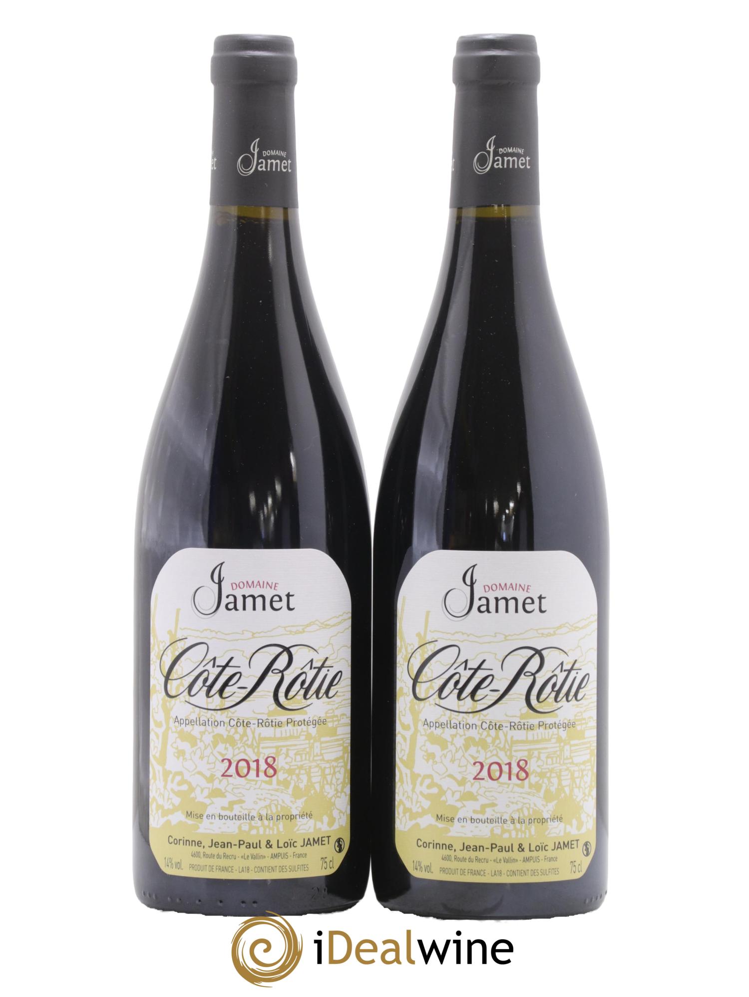 Côte-Rôtie Jamet (Domaine) 2018 - Lotto di 2 bottiglie - 0