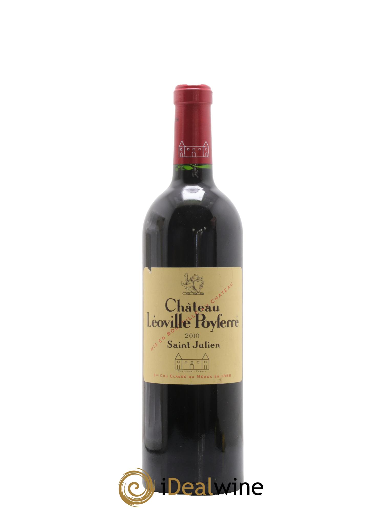Château Léoville Poyferré 2ème Grand Cru Classé 2010 - Lot de 1 bouteille - 0
