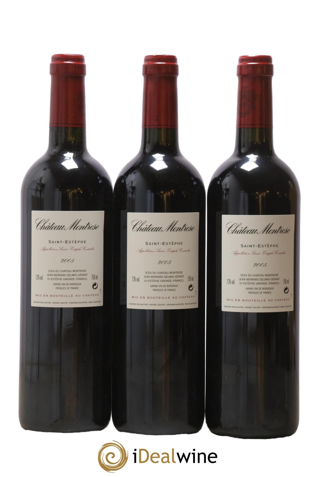 Château Montrose 2ème Grand Cru Classé 2005 - Posten von 12 Flaschen - 4