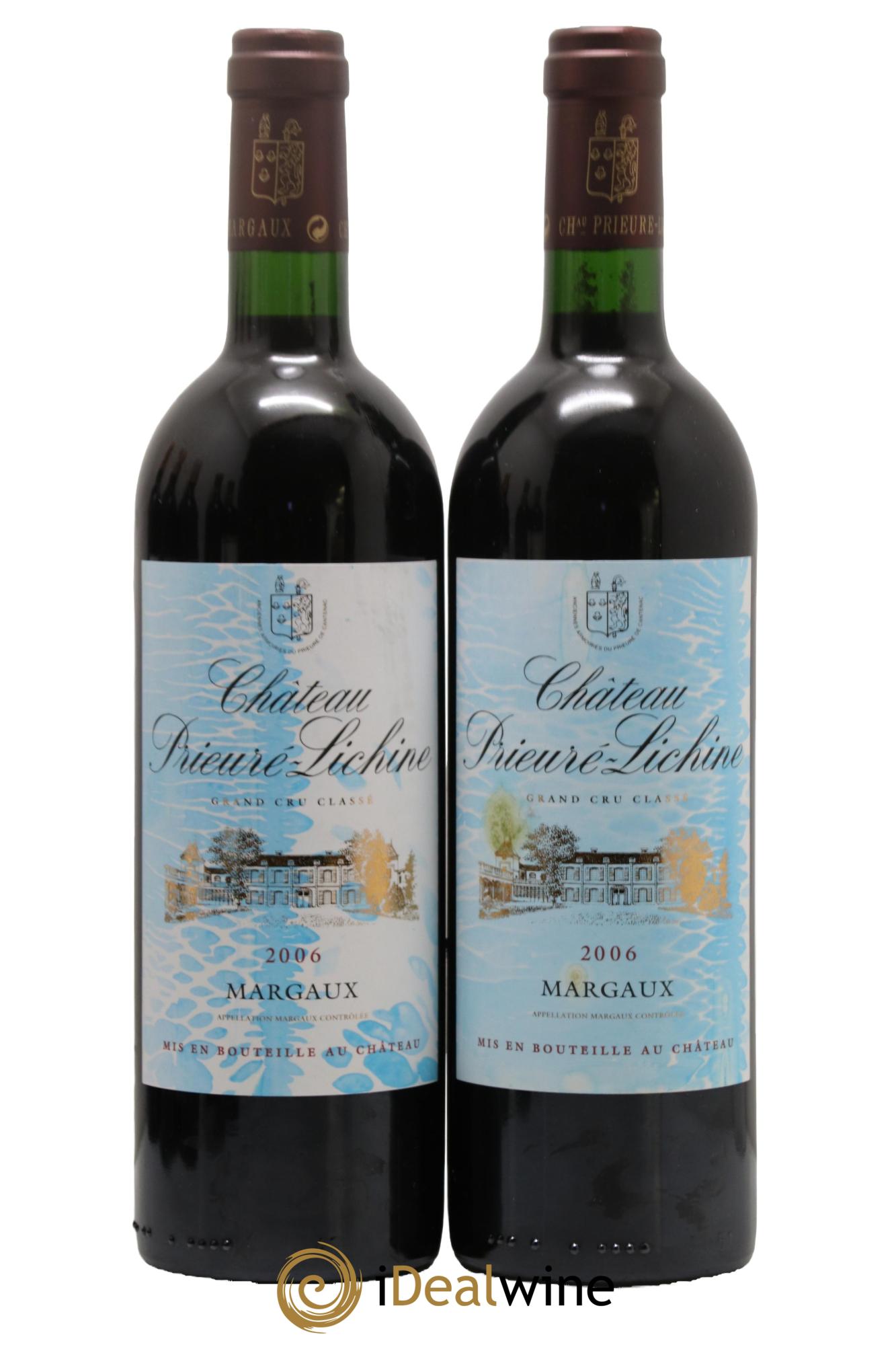 Château Prieuré Lichine 4ème Grand Cru Classé 2006 - Lot de 2 bouteilles - 0