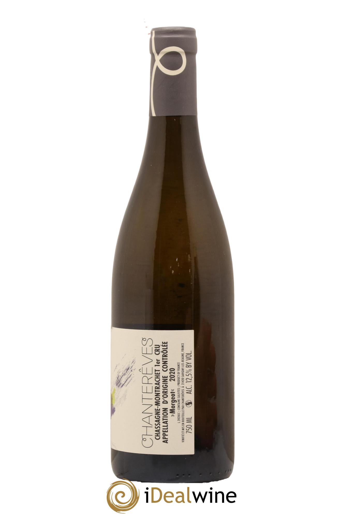 Chassagne-Montrachet 1er Cru Les Morgeots Chanterêves 2020 - Lot de 1 bouteille - 1