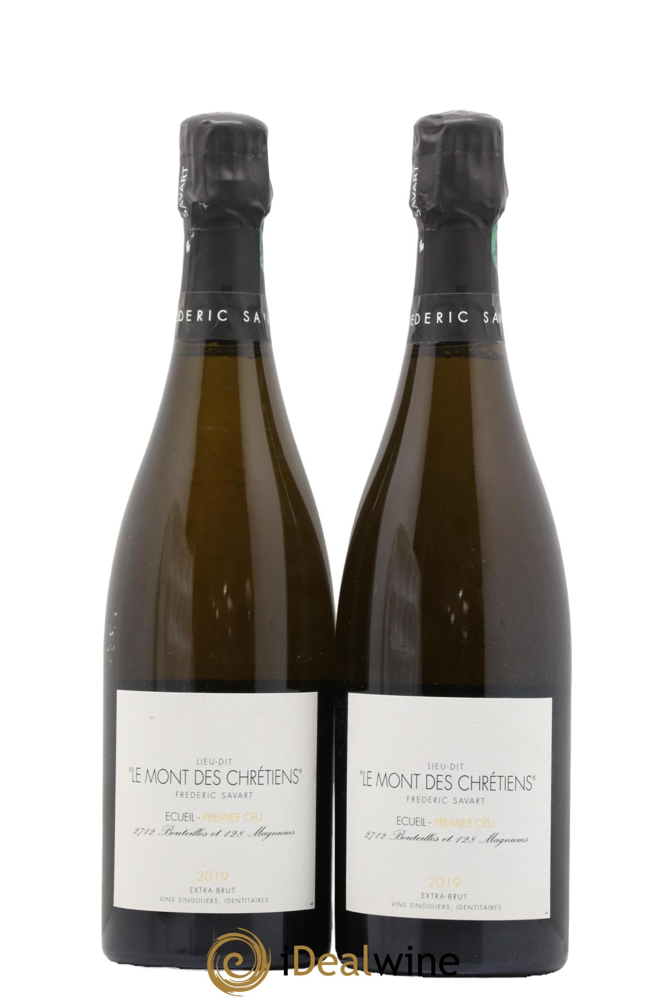 Le Mont des Chrétiens 1er Cru Extra-Brut Savart 2019 - Lot of 2 bottles - 0