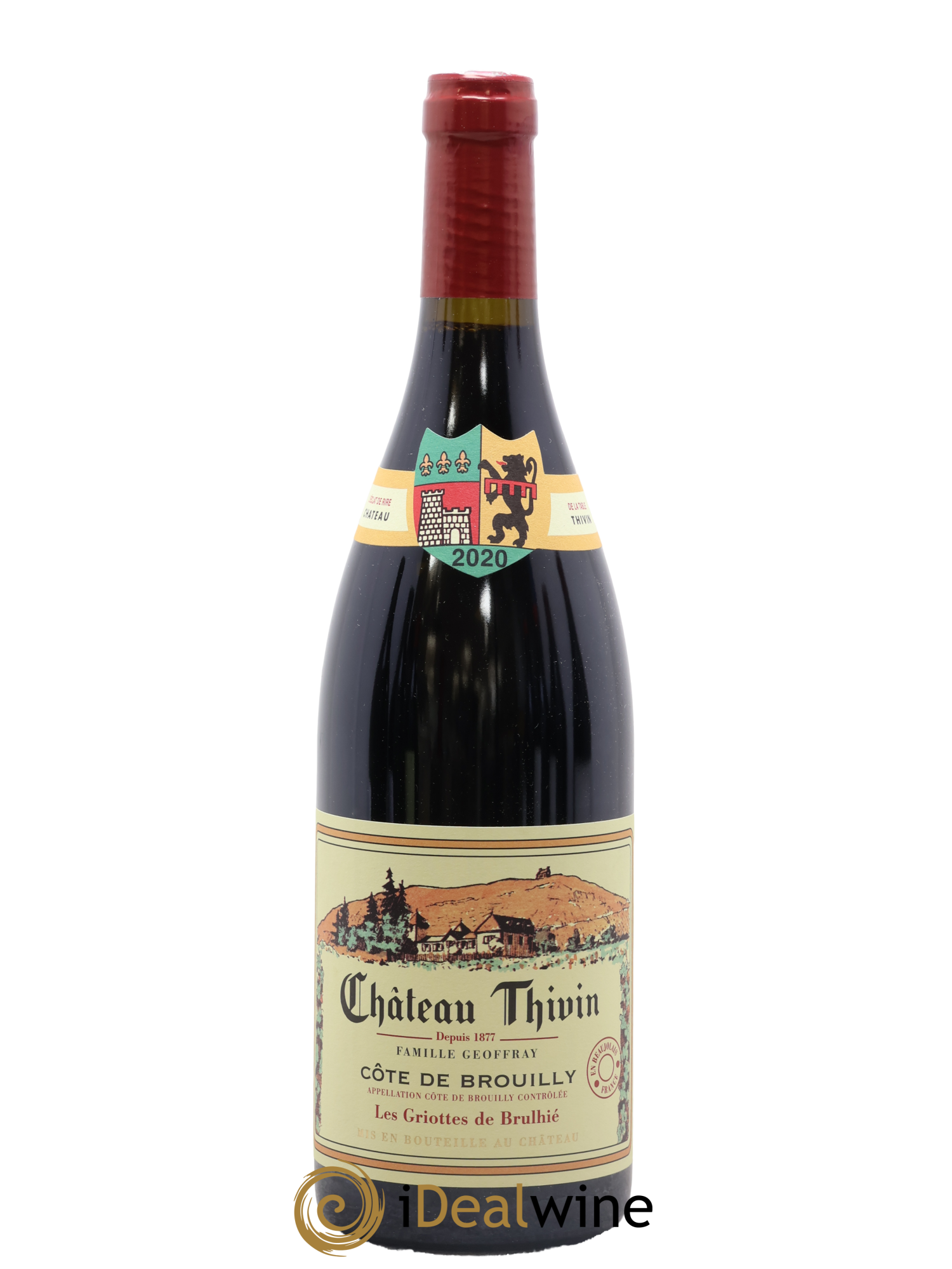 Côte de Brouilly Les Griottes de Brulhié Château Thivin 2020 - Lot de 1 bouteille - 0