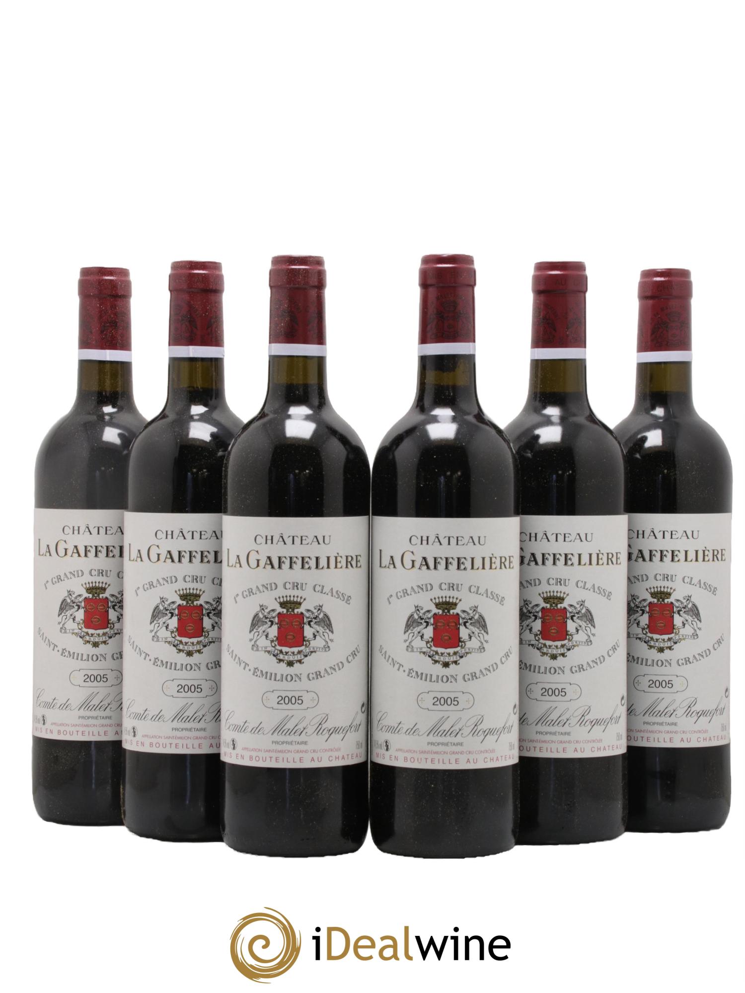 Château la Gaffelière 1er Grand Cru Classé B 2005 - Lot de 6 bouteilles - 0