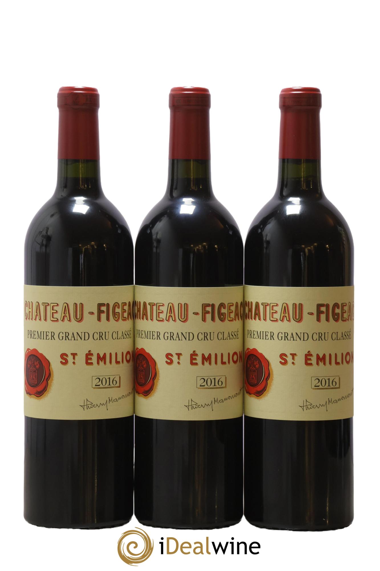 Château Figeac 1er Grand Cru Classé A 2016 - Lot de 6 bouteilles - 1