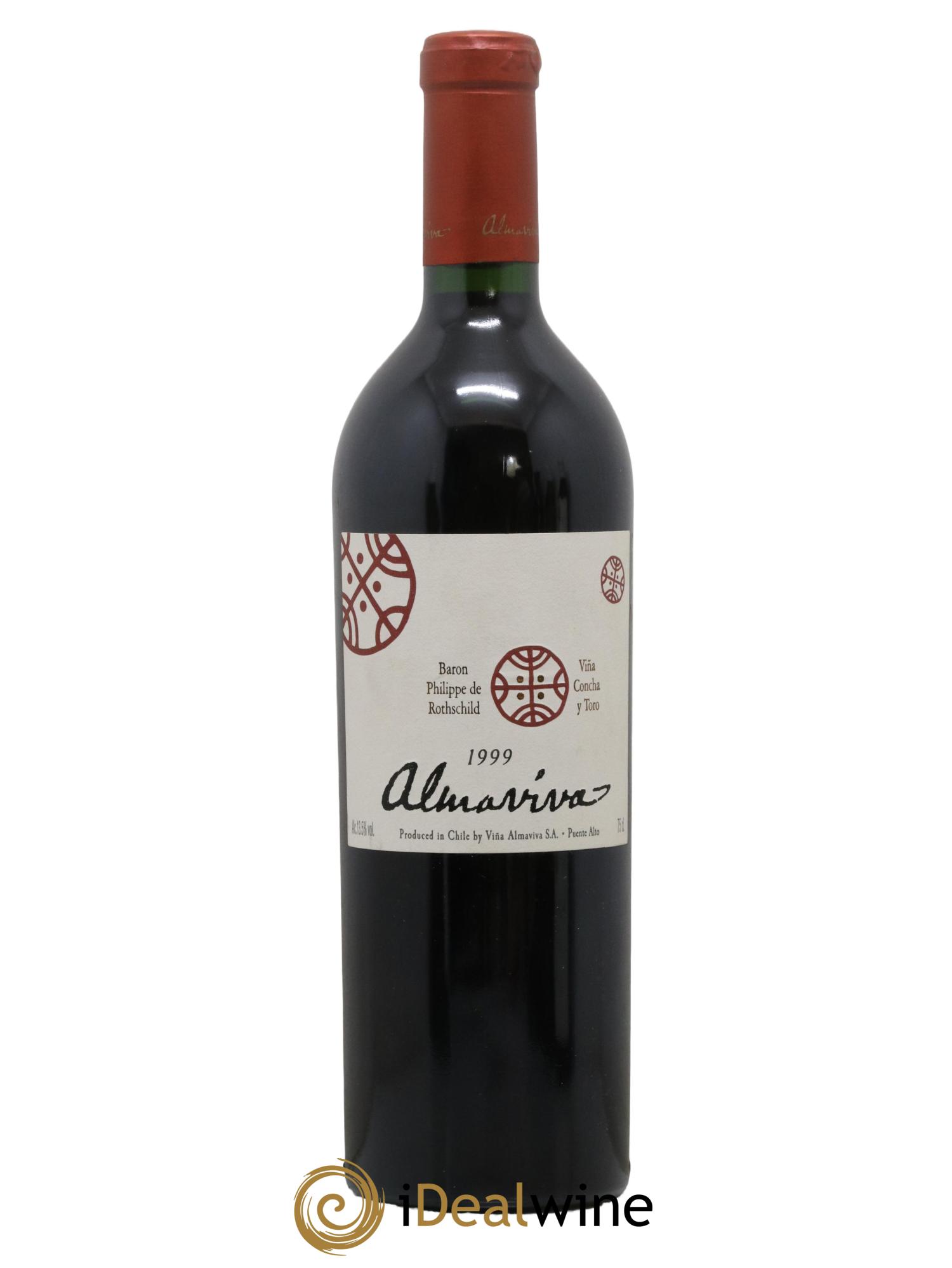 Chili Almaviva Baron P. de Rothschild Concha y Toro 1999 - Lot de 1 bouteille - 0