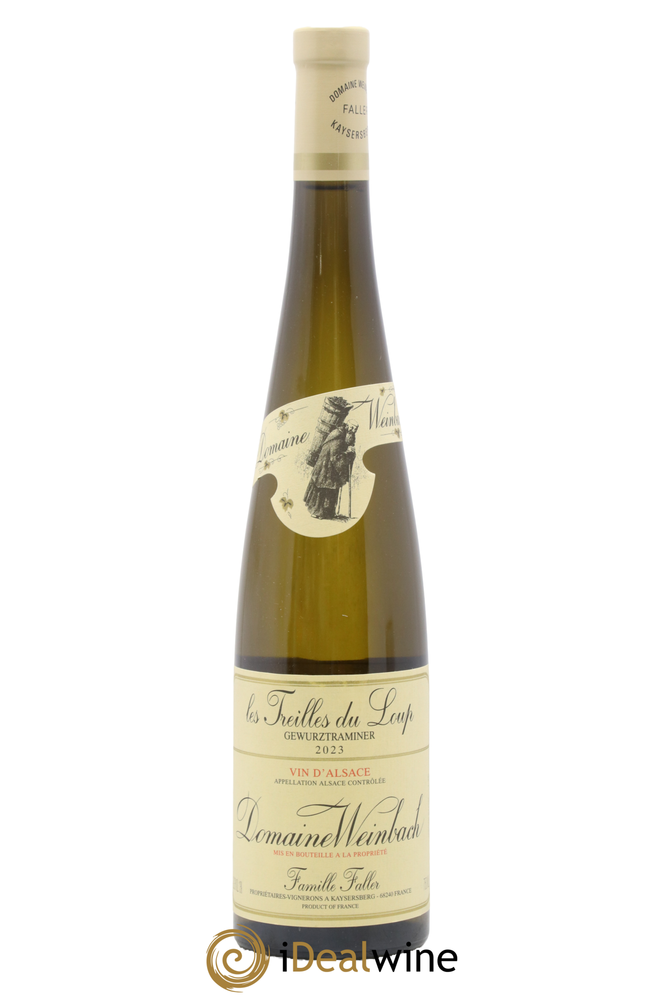 Alsace Gewurtztraminer Les Treilles du Loup Weinbach (Domaine) 2023 - Lot de 1 bouteille - 0
