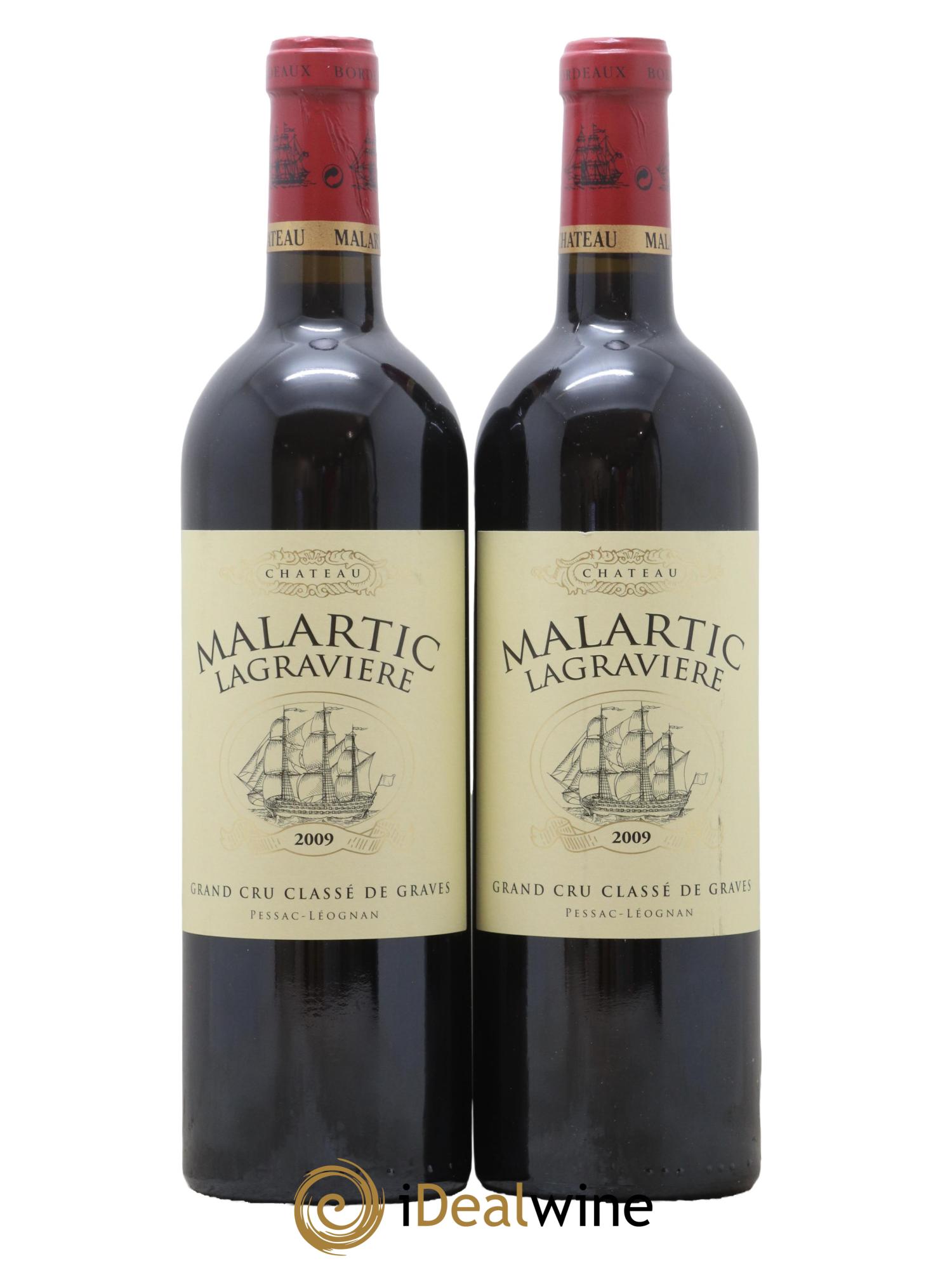 Château Malartic-Lagravière Cru Classé de Graves 2009 - Lot de 2 bouteilles - 0